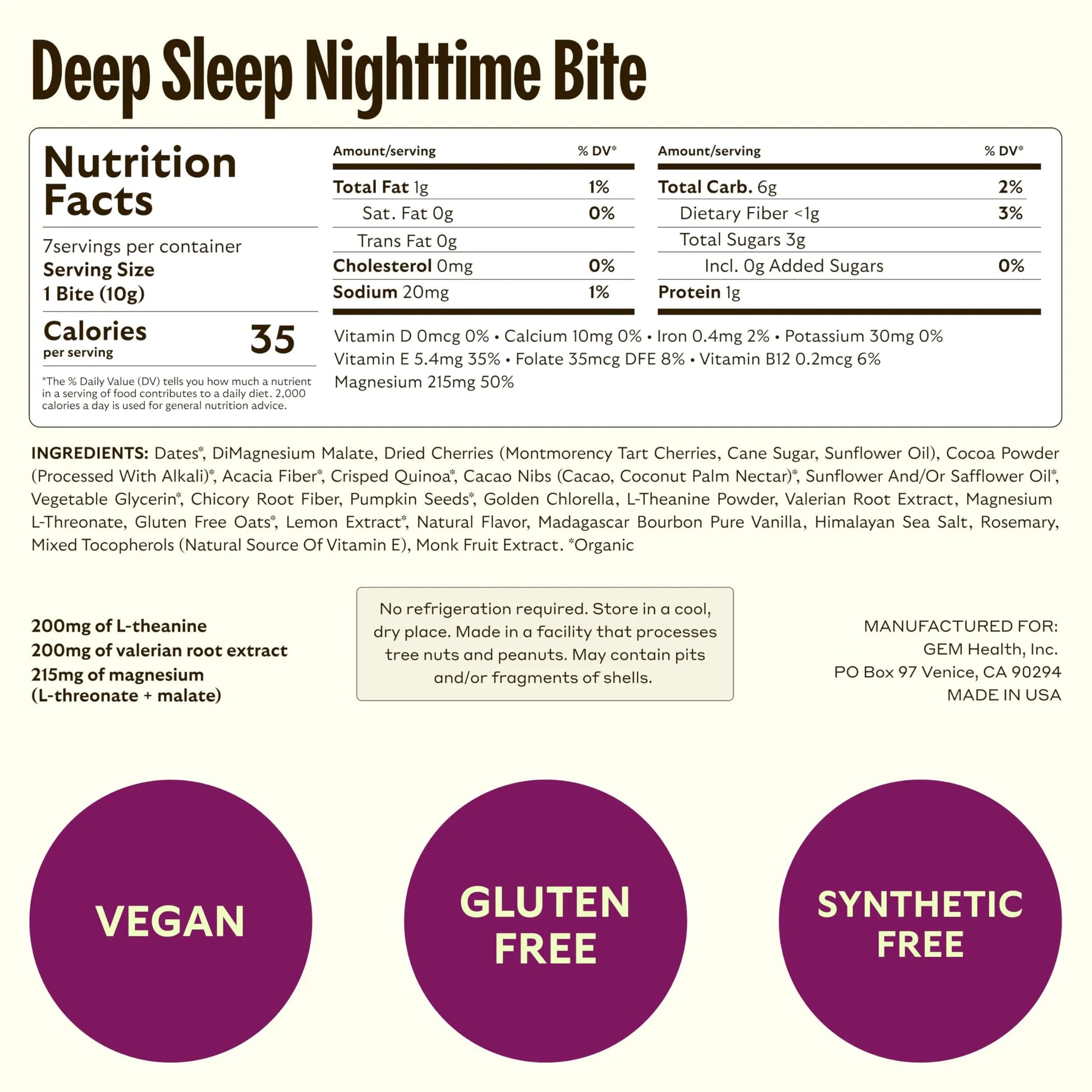 GEM Bite Complete Routine Variety Pack with Daily Multivitamin (14 Bites), Chill-Out Calm (7 Chews) & Deep Sleep Aid (7 Chews) | GEM buy supplements canada