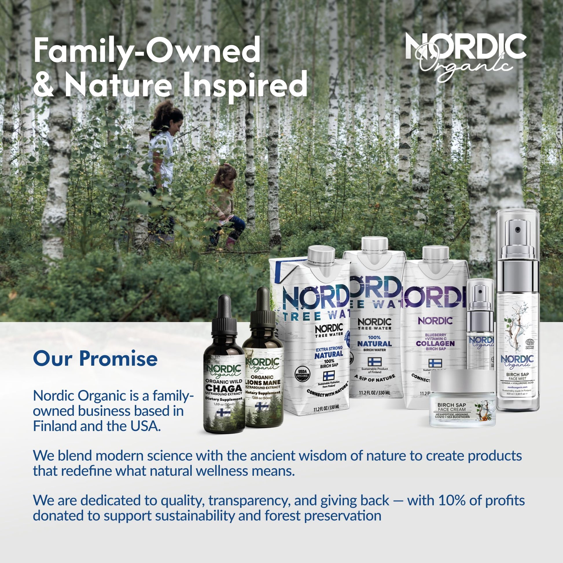Nordic Liquid Collagen Peptide Drink, Organic Birch Sap, Wild blueberry + Vitamin C, Made in Finland - 10g Clinically Studied Grass Fed Collagen Peptides for Skin Hair Nails & Joint Support, with Silica, BPA-Free Beverage (12 Pack) Nordic Tree Water buy supplements canada