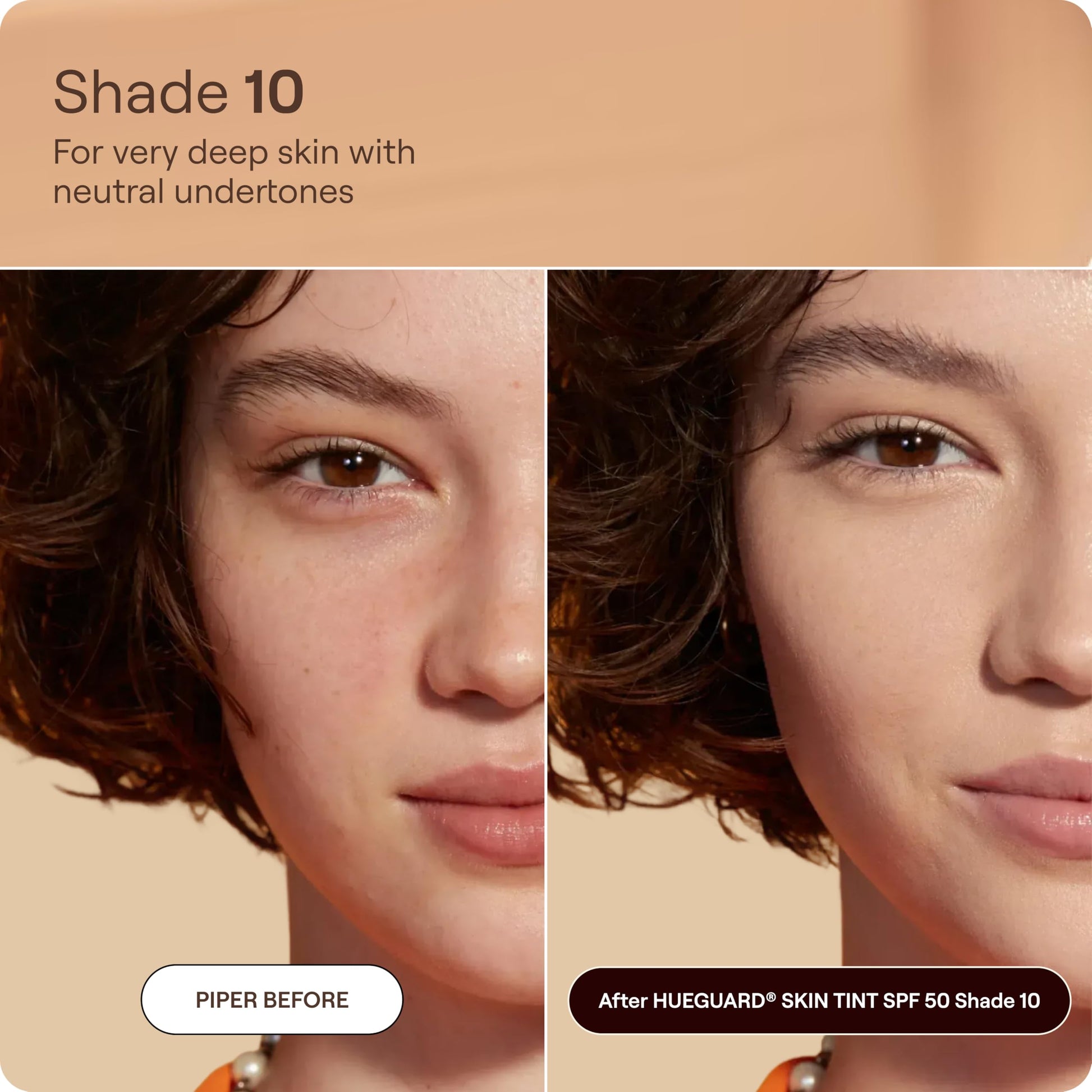 Live Tinted Hueguard Skin Tint SPF 50 - Tinted Mineral Sunscreen with Light-Medium Buildable Coverage With a Hydrating and Radiant Finish - Water and Sweat Resistant, 1.35 fl oz - Shade 10 Live Tinted buy supplements canada
