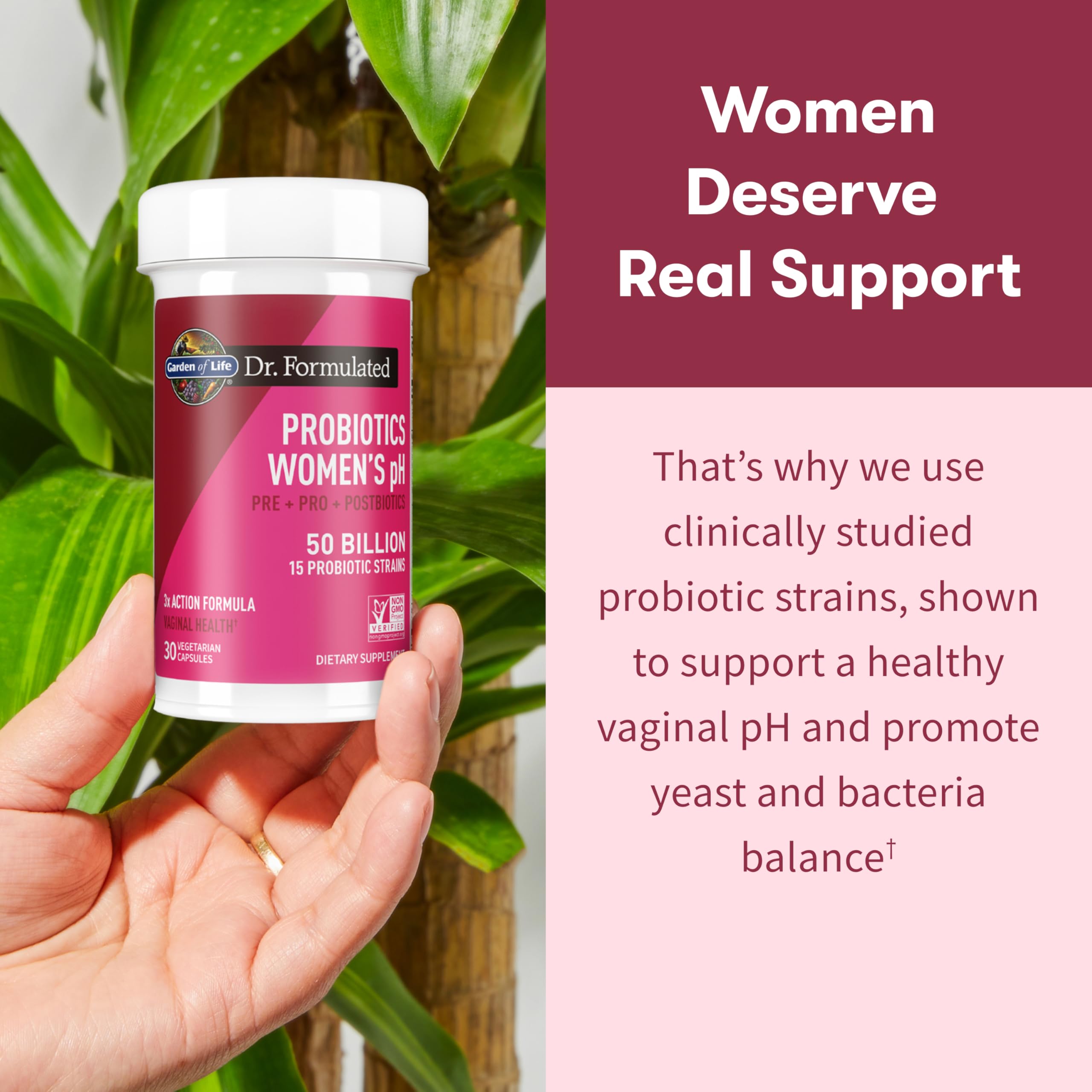 Garden of Life Dr Formulated Once Daily 3-in-1 Complete Prebiotics, Postbiotics & Probiotics for Women, PRE + PRO + POSTBIOTIC Supplement for Women’s Digestive Garden of Life buy supplements canada