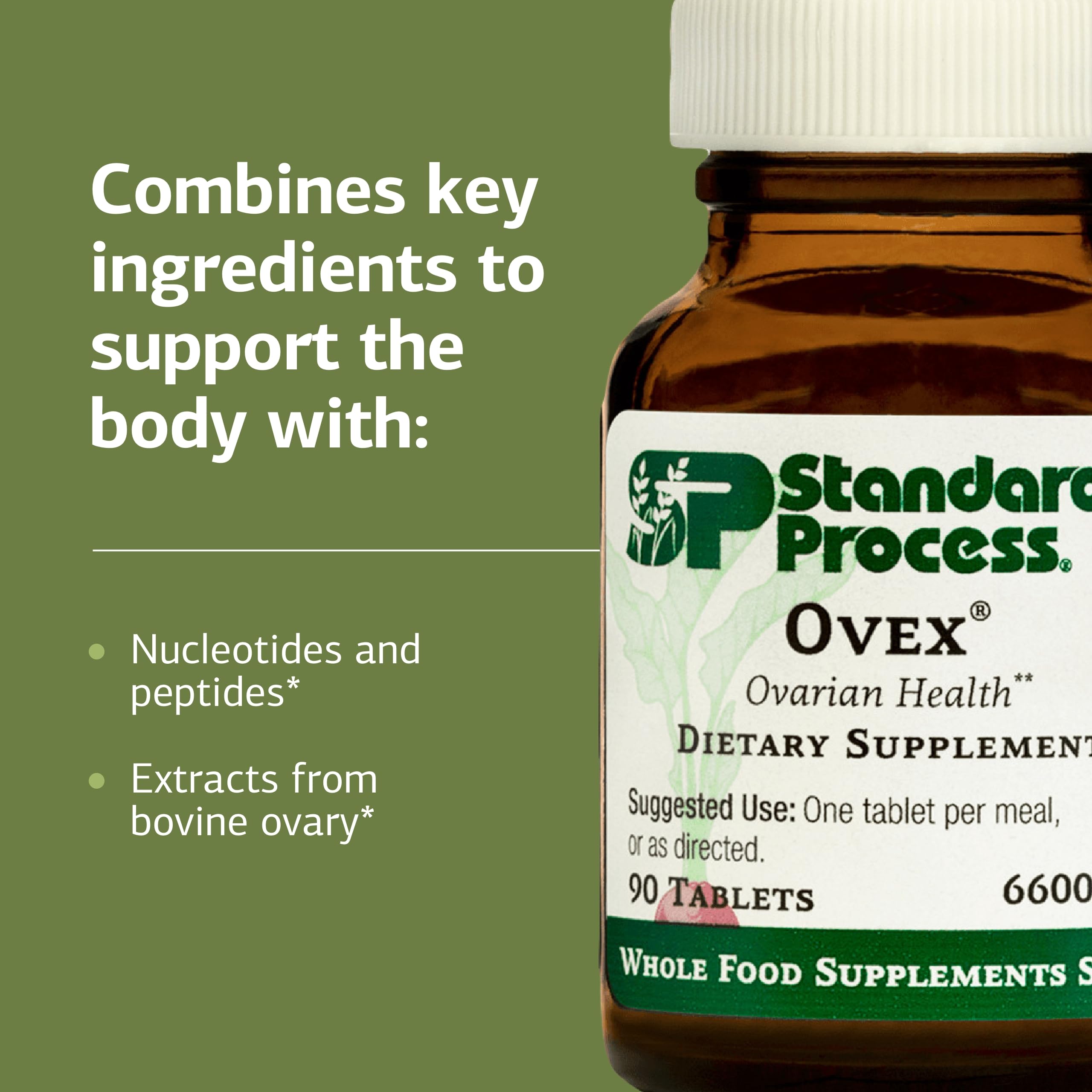Standard Process Ovex - Daily Whole Food-Based Health Supplement - 90 Tablets (90 Servings) Standard Process Inc. buy supplements canada