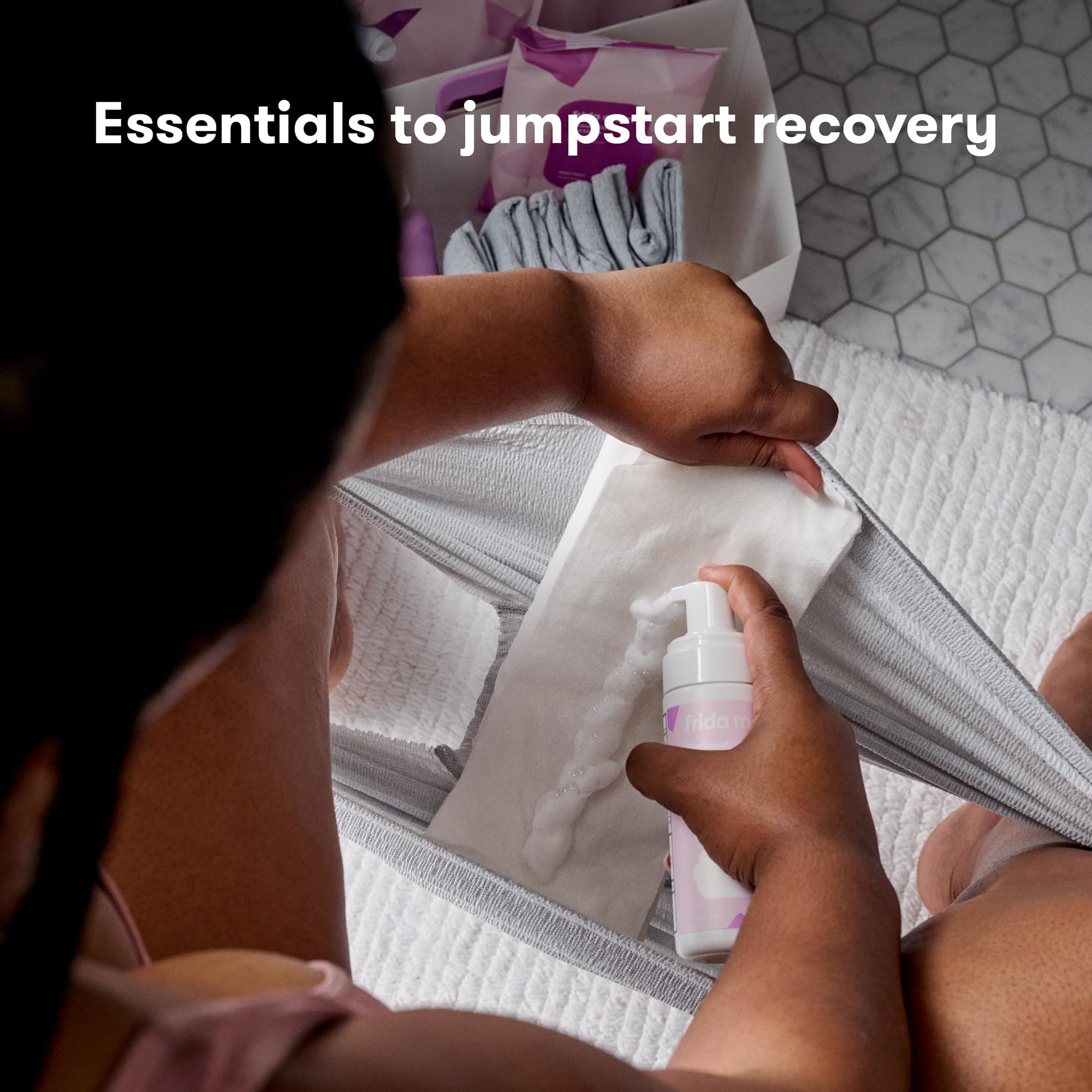 Frida Mom Postpartum Recovery Essentials Kit, New Mom Gifts, Cooling Pad Liners, Ice Maxi Pads Frida Mom buy supplements canada