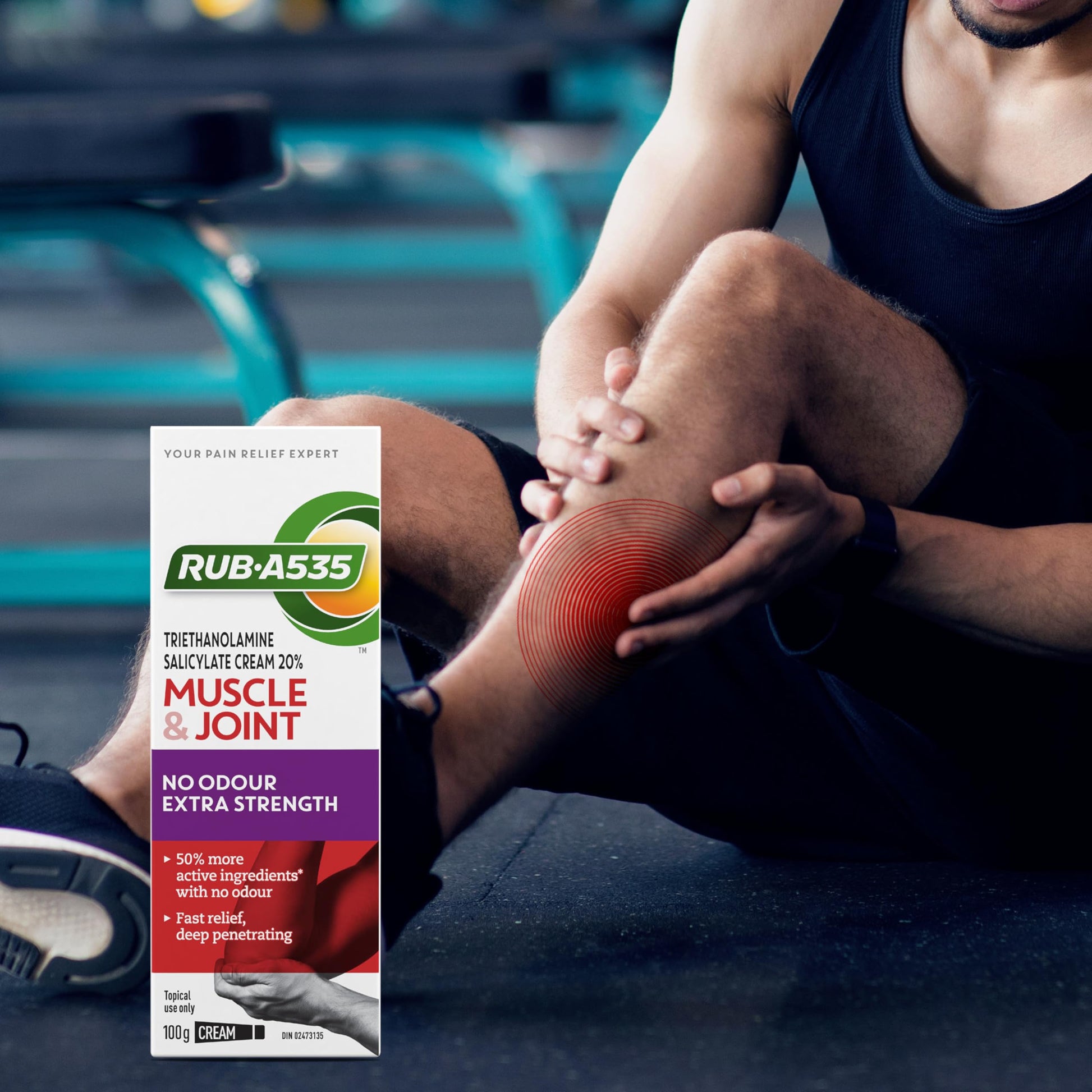 RUB A535 ULTRA STRENGTH NO ODOUR CREAM For Deep Penetrating Relief of Muscle, Joint & Arthritic Pain 100 g Rub A535 buy supplements canada