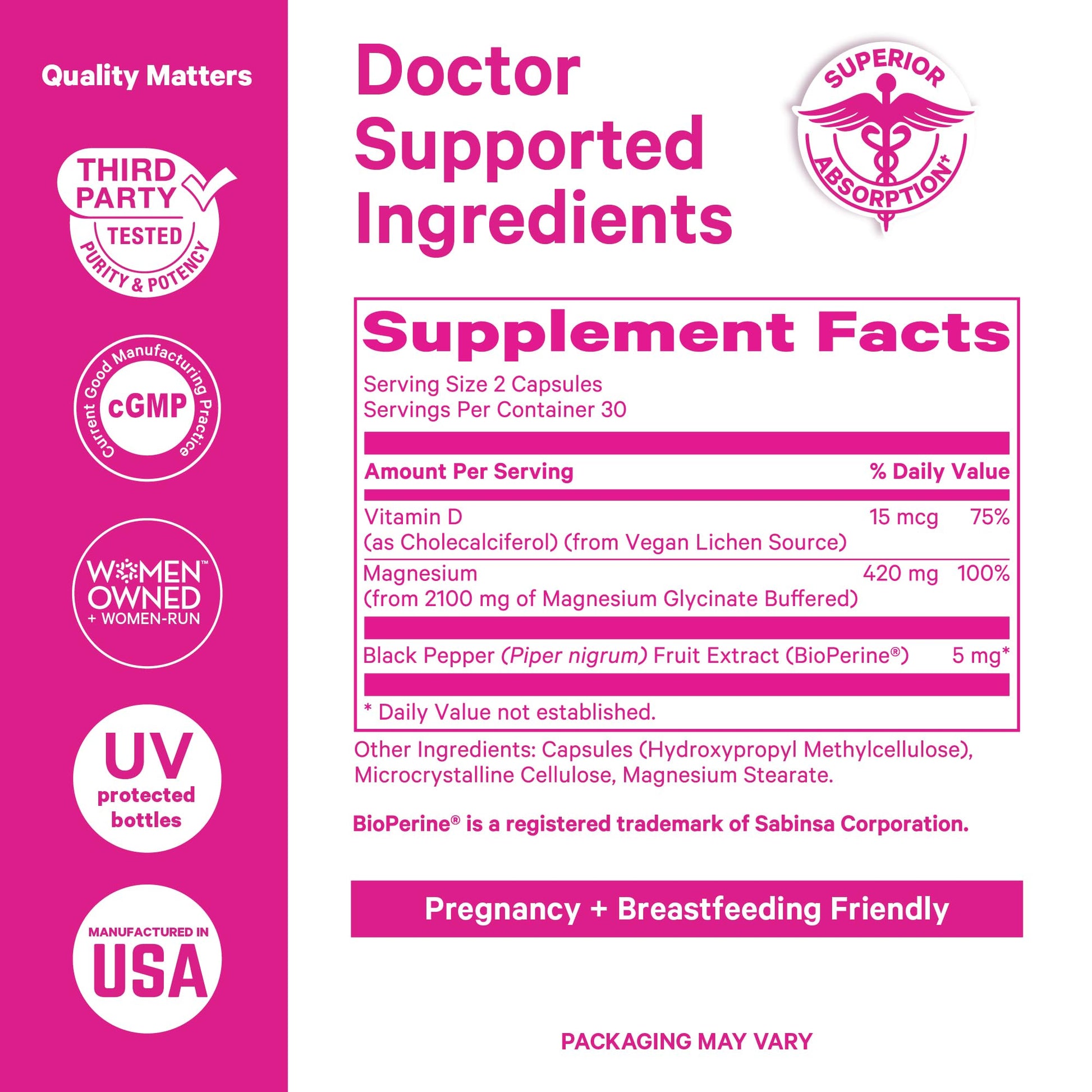 Pink Stork Mood and Stomach Relief Bundle - Magnesium Glycinate and Organic Peppermint Sweets for Morning Sickness and Motion Sickness, Mood Support Pink Stork buy supplements canada