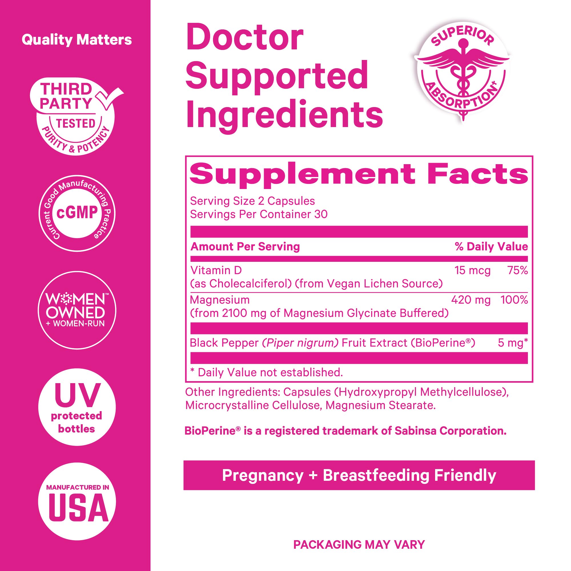 Pink Stork Mood and Stomach Relief Bundle - Magnesium Glycinate and Organic Peppermint Sweets for Morning Sickness and Motion Sickness, Mood Support Pink Stork buy supplements canada
