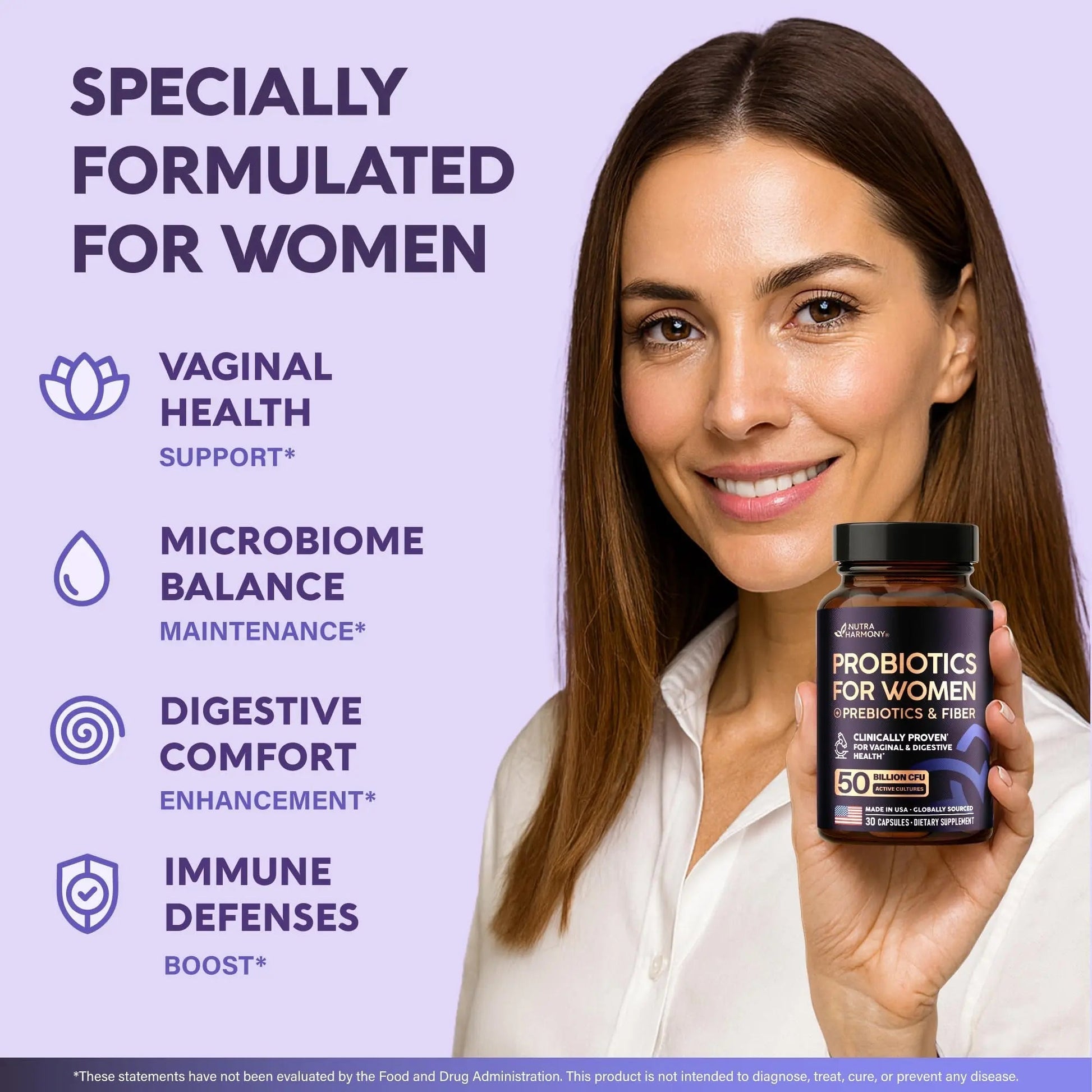 NUTRAHARMONY Multivitamins & Probiotics for Women NUTRAHARMONY buy supplements canada