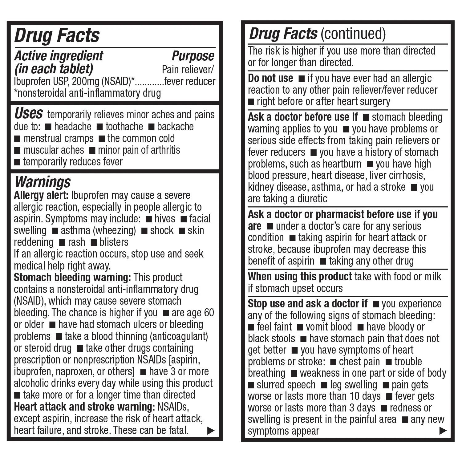 HealthA2Z® Ibuprofen Caplets 200mg | Pain Reliever & Fever Reducer | 24 Packs of 30 Tablets (720 Tablets Total) | Value Pack | NSAID HealthA2Z buy supplements canada