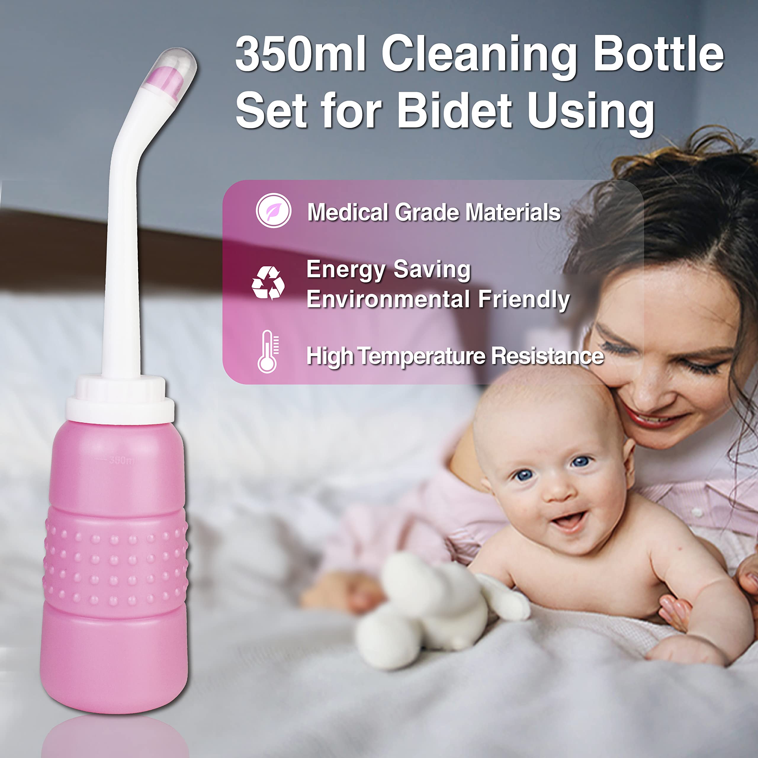 TopQuaFocus 12oz Perineal Bottle for Postpartum Care Portable Travel Peri Sprayer Bidet Postpartum TopQuaFocus buy supplements canada