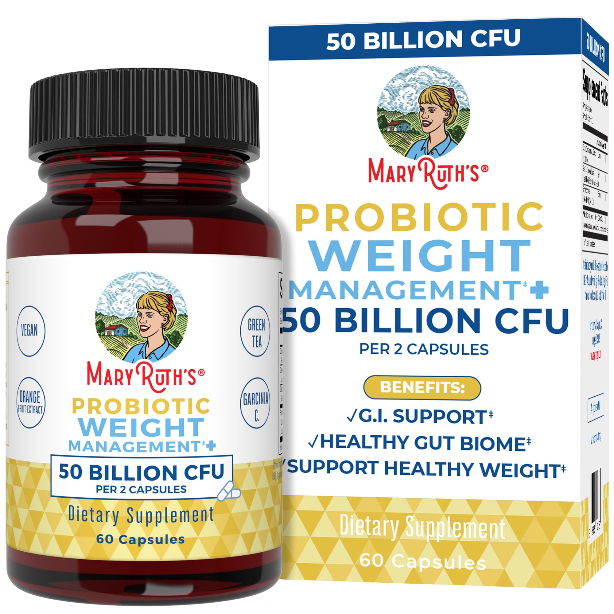MaryRuth Organics Probiotics Capsule for Women & Men | Weight Management | Digestive MaryRuth Organics buy supplements canada