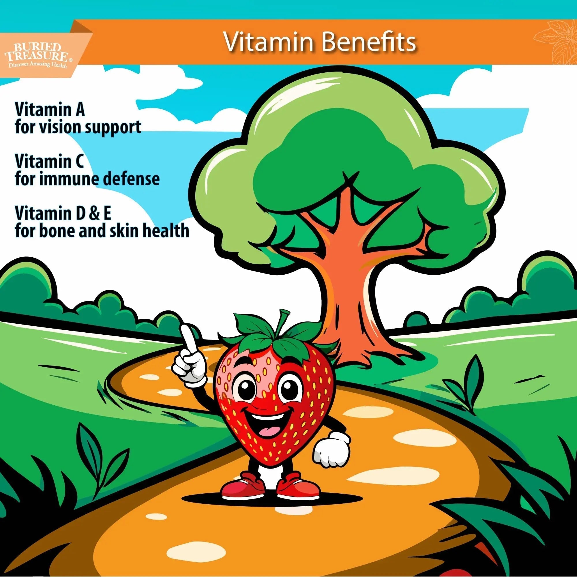 Buried Treasure Children's Daily Multi Liquid Multivitamin & Minerals Nutritional Dietary Vegan Supplement for Kids No Artificial Ingredients Buried Treasure buy supplements canada