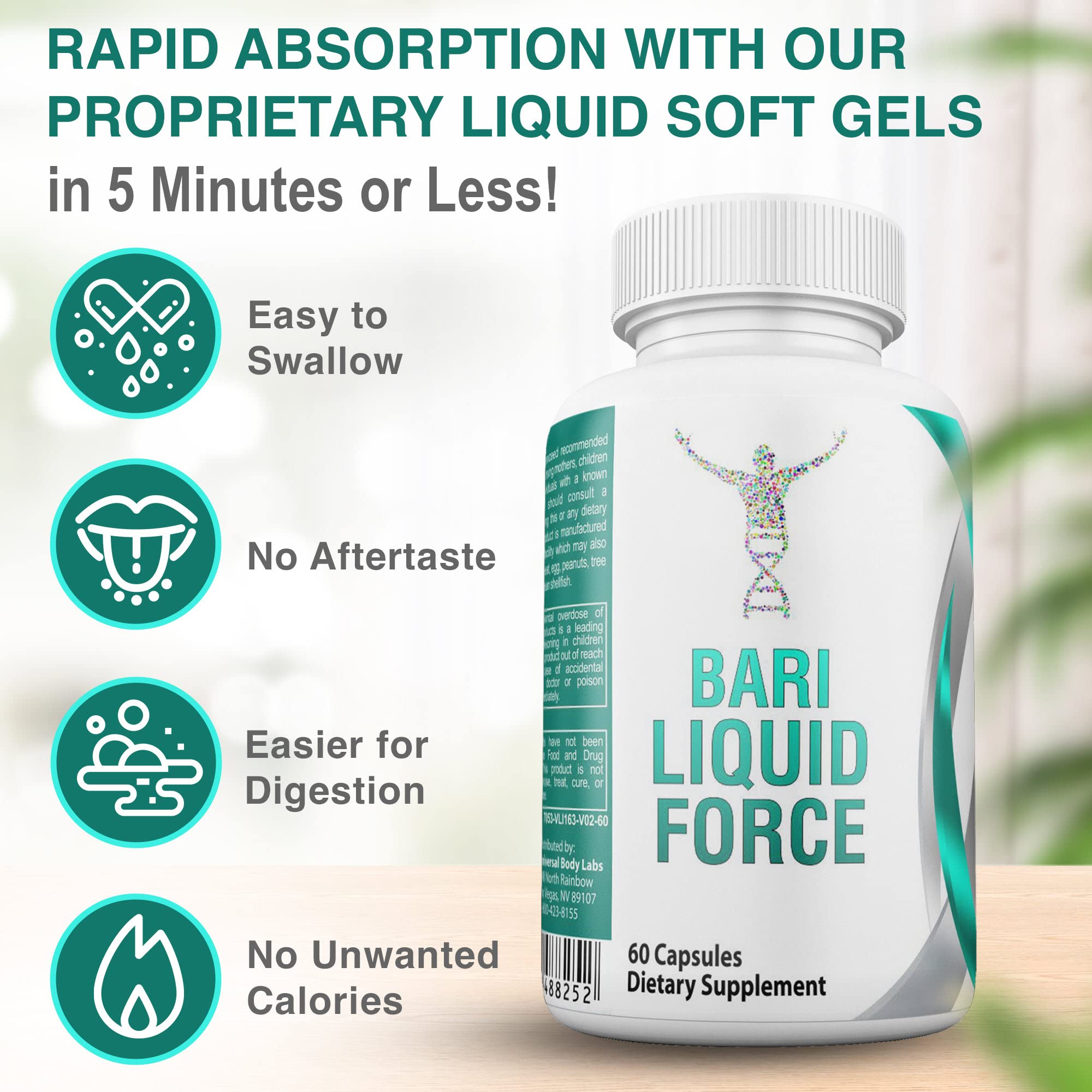 Gastric Bypass Vitamins with Iron Plus 42 Super Fruits & Vegetables for Post Bariatric Surgery Must Haves, Quick-Dissolve Gel Caps Universal Body Labs buy supplements canada