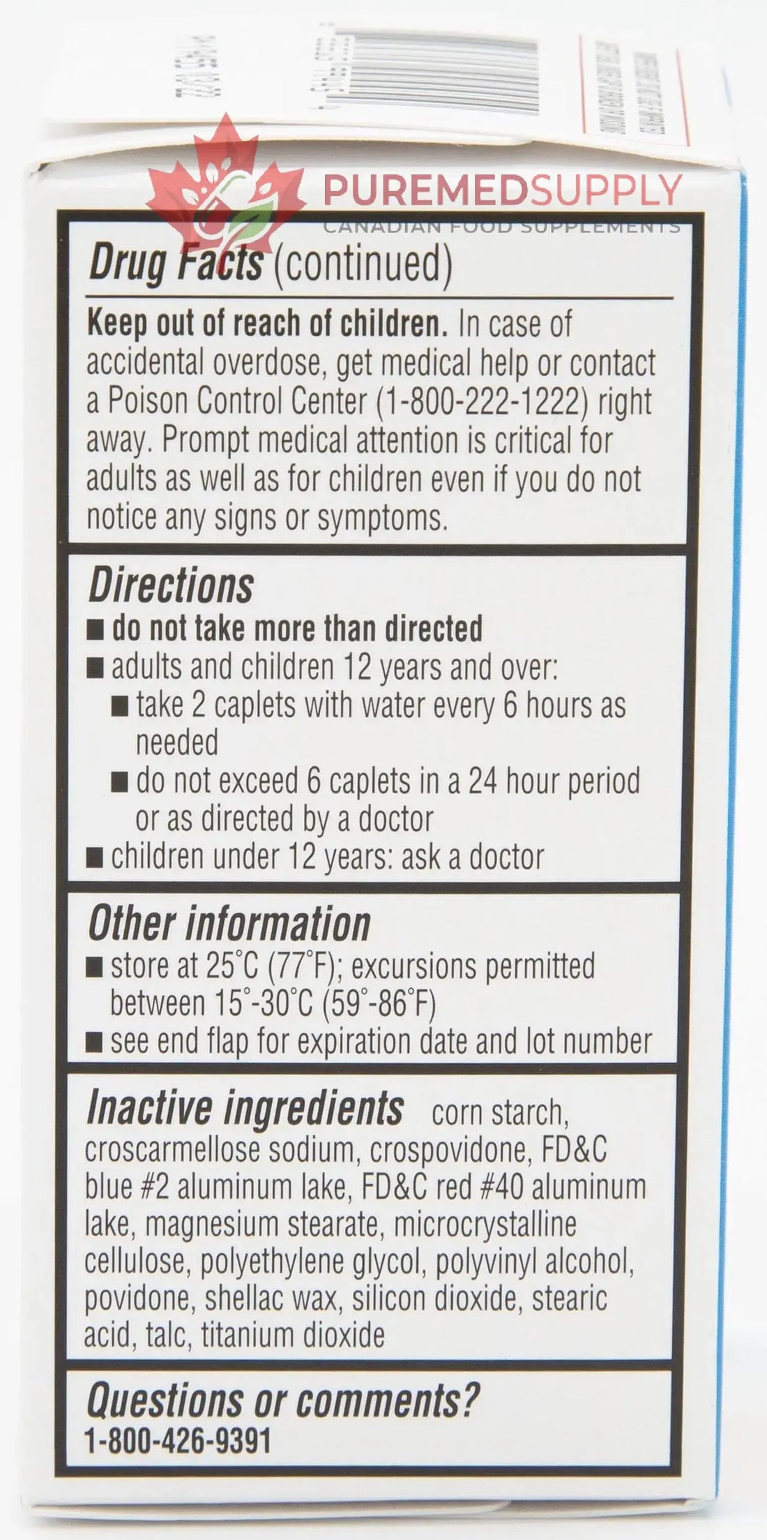 Quality Choice Maximum Strength Mentrual Pain Relief, Multi Symptom Pain Relief Caplets, Cramps, Headache, Bloating, Backache & Irritability, 20 Count Package Quality Choice buy supplements canada