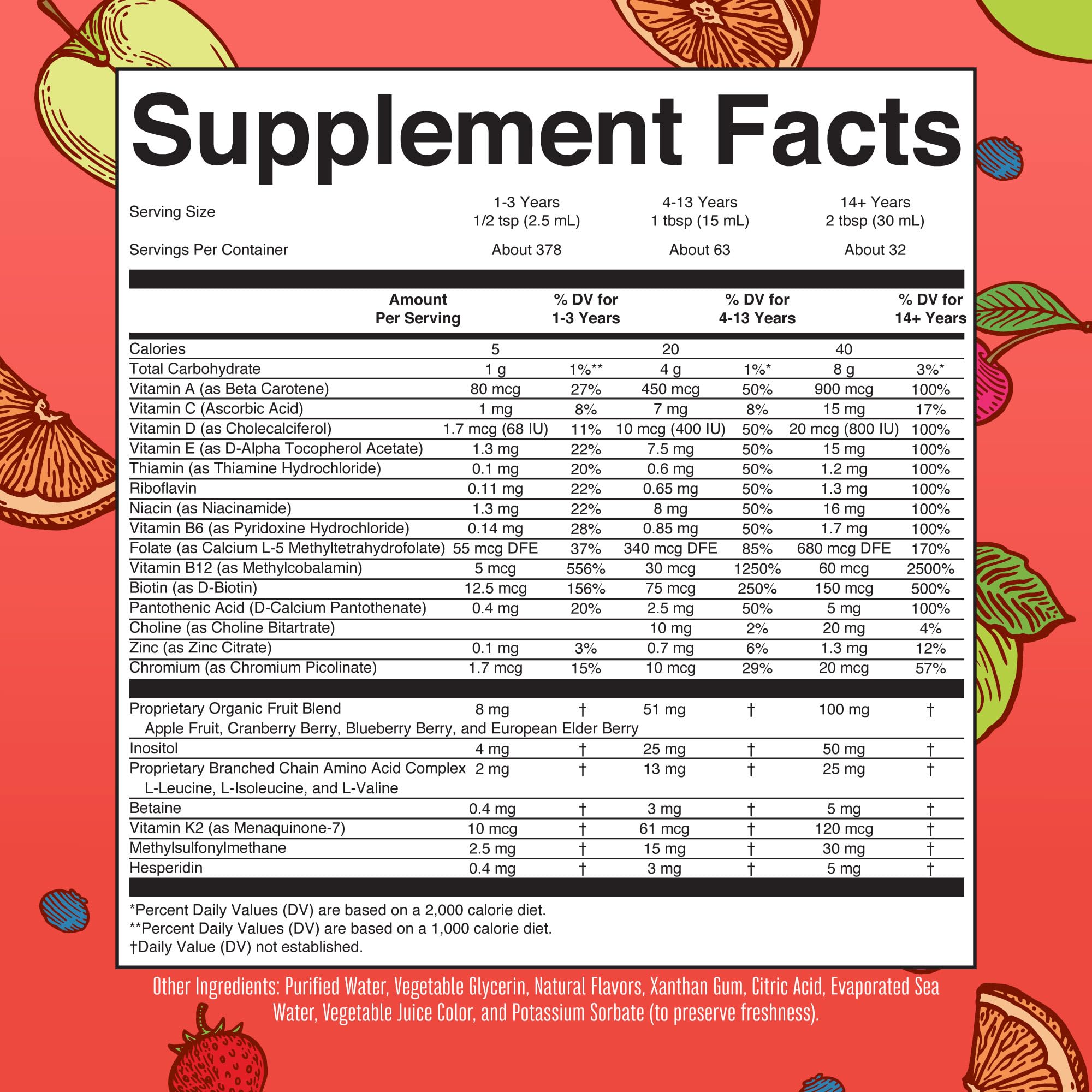 MaryRuth Organics Liquid Morning Multivitamin Essentials+ | Vitamin A C D E B6 B12 Biotin Zinc, Mens Womens Multivitamin, Immune Support, Beauty | Sugar Free | Vitamins for Ages 1+ | Vegan | 32 Fl Oz MARYRUTH'S buy supplements canada