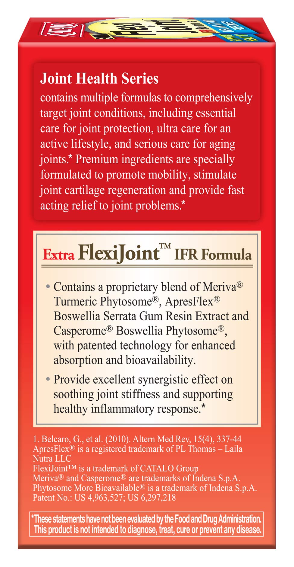 CATALO Extra FlexiJoint IFR Formula – with Meriva Turmeric Phytosome, ApresFlex & Casperome Boswellia – 60 Capsules CATALO buy supplements canada