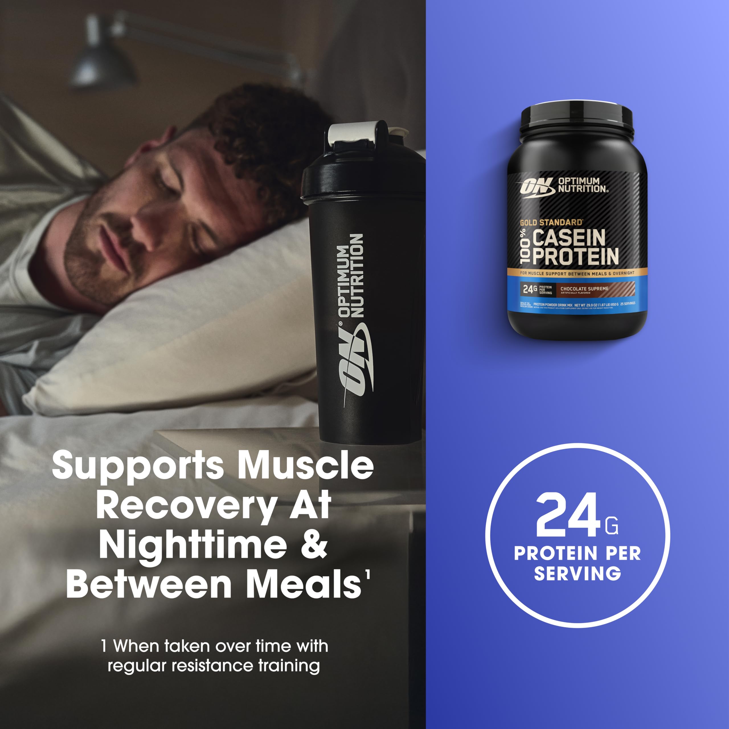 Optimum Nutrition Gold Standard 100% Micellar Casein Protein Powder, Slow Digesting, Helps Keep You Full, Overnight Muscle Recovery, Chocolate Supreme, 2 Pound (Packaging May Vary) Optimum Nutrition buy supplements canada