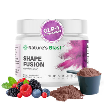 NATURES BLAST Shape Fusion® - GLP-1 Supplements with Ashwagandha, Hibiscus, Ceylon Cinnamon, Maqui Berry & African Mango Extract - Supports Healthy Habits, Energy & Body Balance - 30 Servings NATURES BLAST buy supplements canada