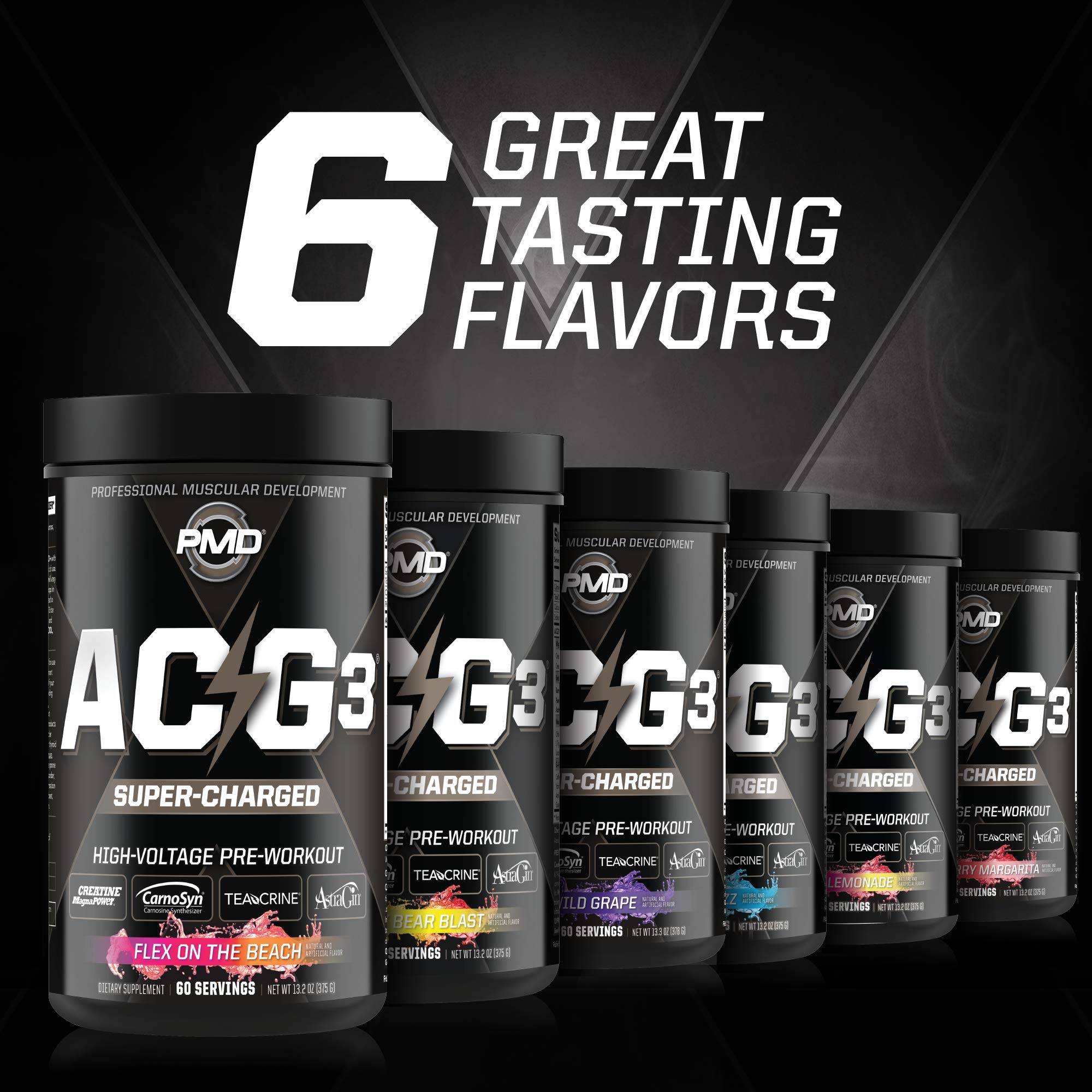 PMD Sports ACG3 Supercharged - Pre Workout - Powerful Strength, High Energy, Maximize PMD buy supplements canada