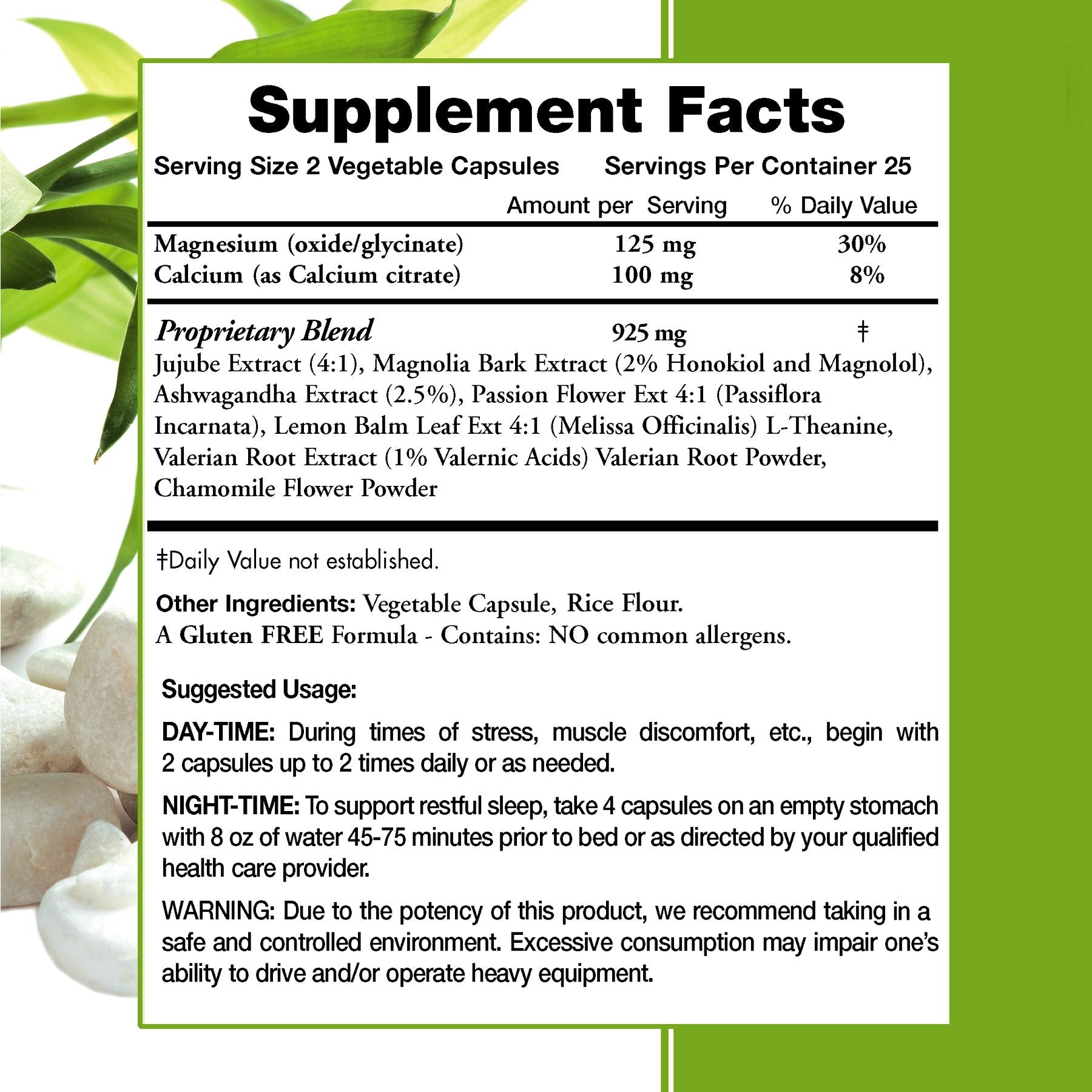 All Natural Muscle Relax Formula Plus - 50 Capsules - Daytime/Nighttime Natural Relaxant Moms For Nutrition buy supplements canada