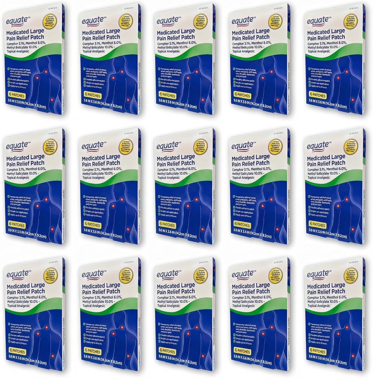 FUSION SHOP STORE Smart choices, meaningful life! Topical Patch with Menthol, Camphor, Methyl salycilate, 6 Count (Pack of 15) FUSION SHOP STORE Smart choices, meaningful life! buy supplements canada