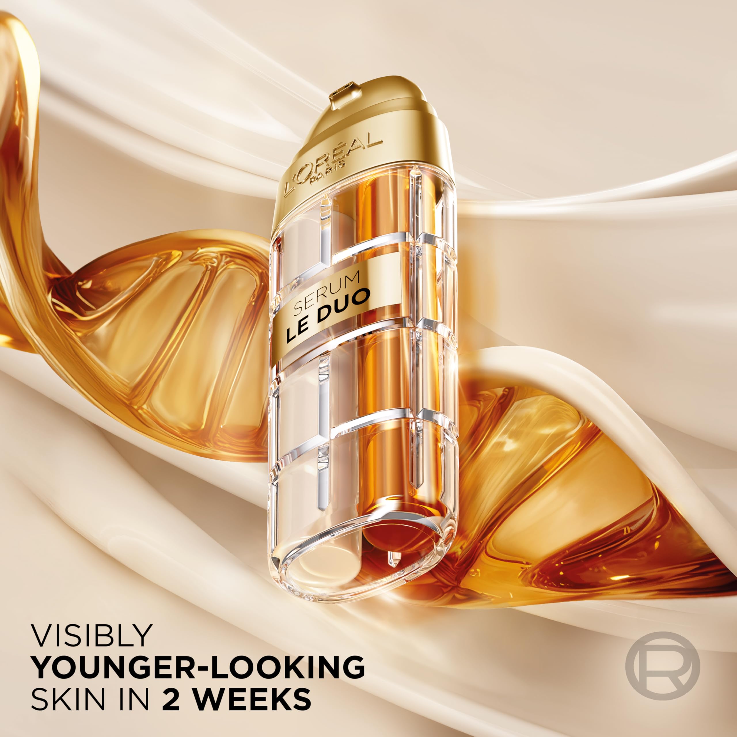 L'Oreal Paris Age Perfect Serum Le Duo, Brightening, Firming and Anti-Aging Serum for Face with Collagen Peptide L'Oreal Paris buy supplements canada