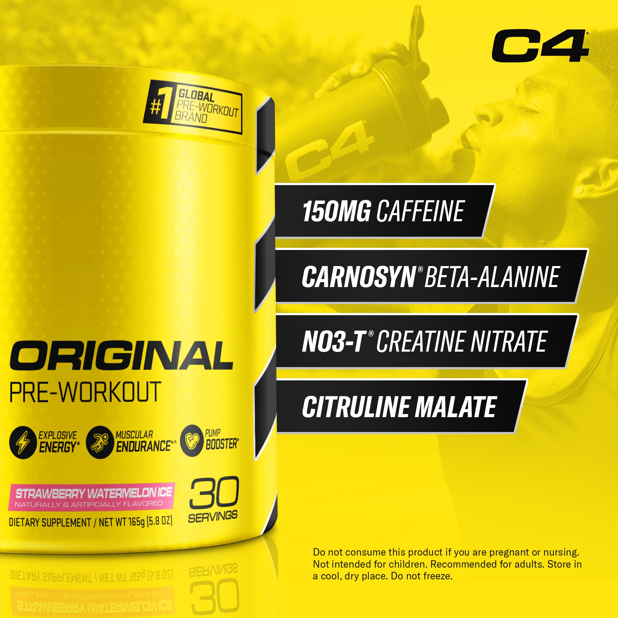 Cellucor C4 Original Pre Workout Powder Strawberry Watermelon Ice Sugar Free Preworkou Cellucor buy supplements canada