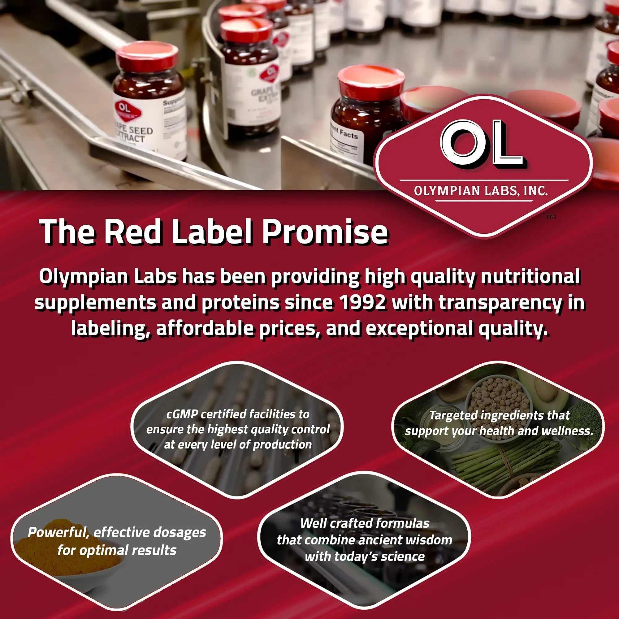 Olympian Labs Complete Prebiotic and Probiotic Supplement - 25 Billion Live Shelf Stable Cultures - 30 Vegetarian Capsules Olympian Labs buy supplements canada
