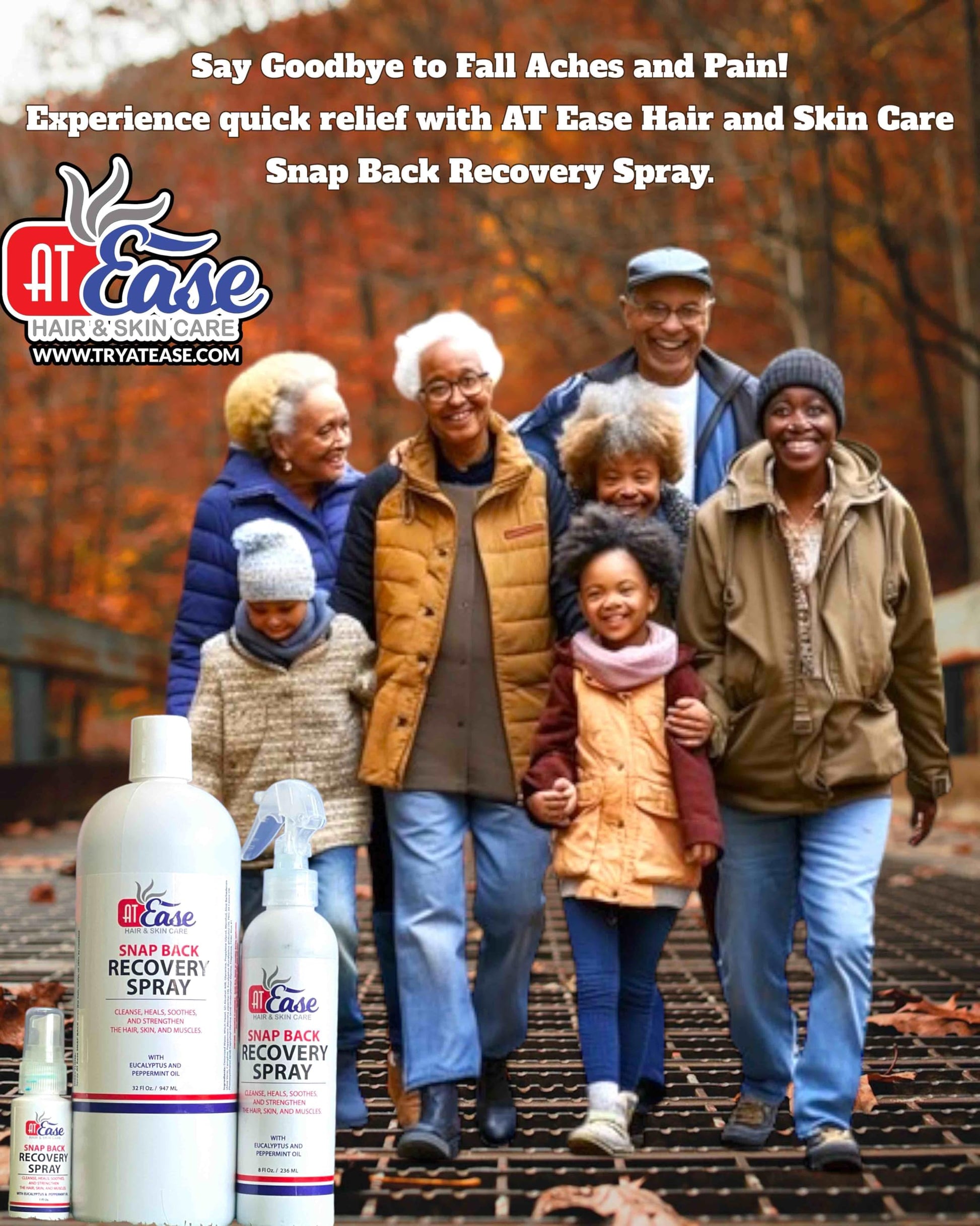 AT Ease Snap Back Recovery Muscle Spray AT Ease buy supplements canada