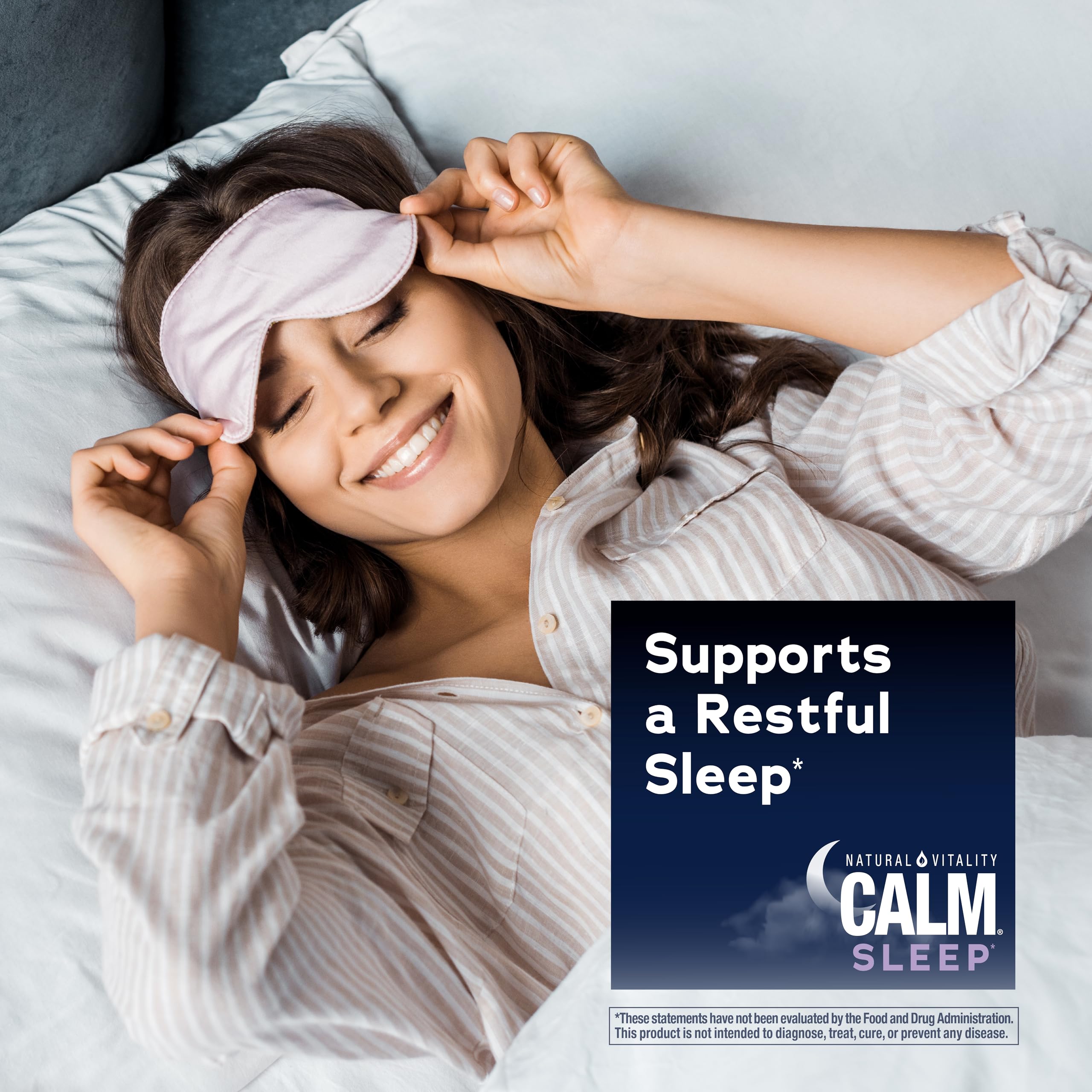 Natural Vitality SLEEP Gummies, Magnesium Supplement With Melatonin and L-Theanine, Vegan, Gluten Free, Helps the Body Ease Into Sleep Natural Vitality buy supplements canada