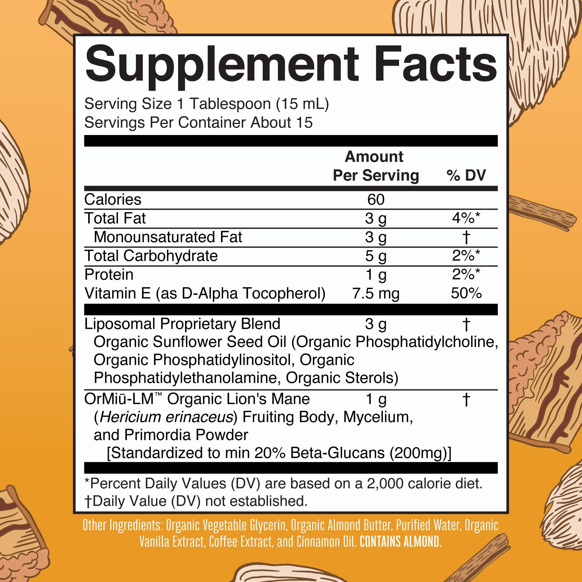 MaryRuth Organics Lions Mane Supplement | Ultra Absorption Liposomal | Full Spectrum Lion's Mane Mushroom | 200mg Beta-Glucans Per Serving | USDA Organic | Vegan | 7.6 oz | 15 Servings MARYRUTH'S buy supplements canada
