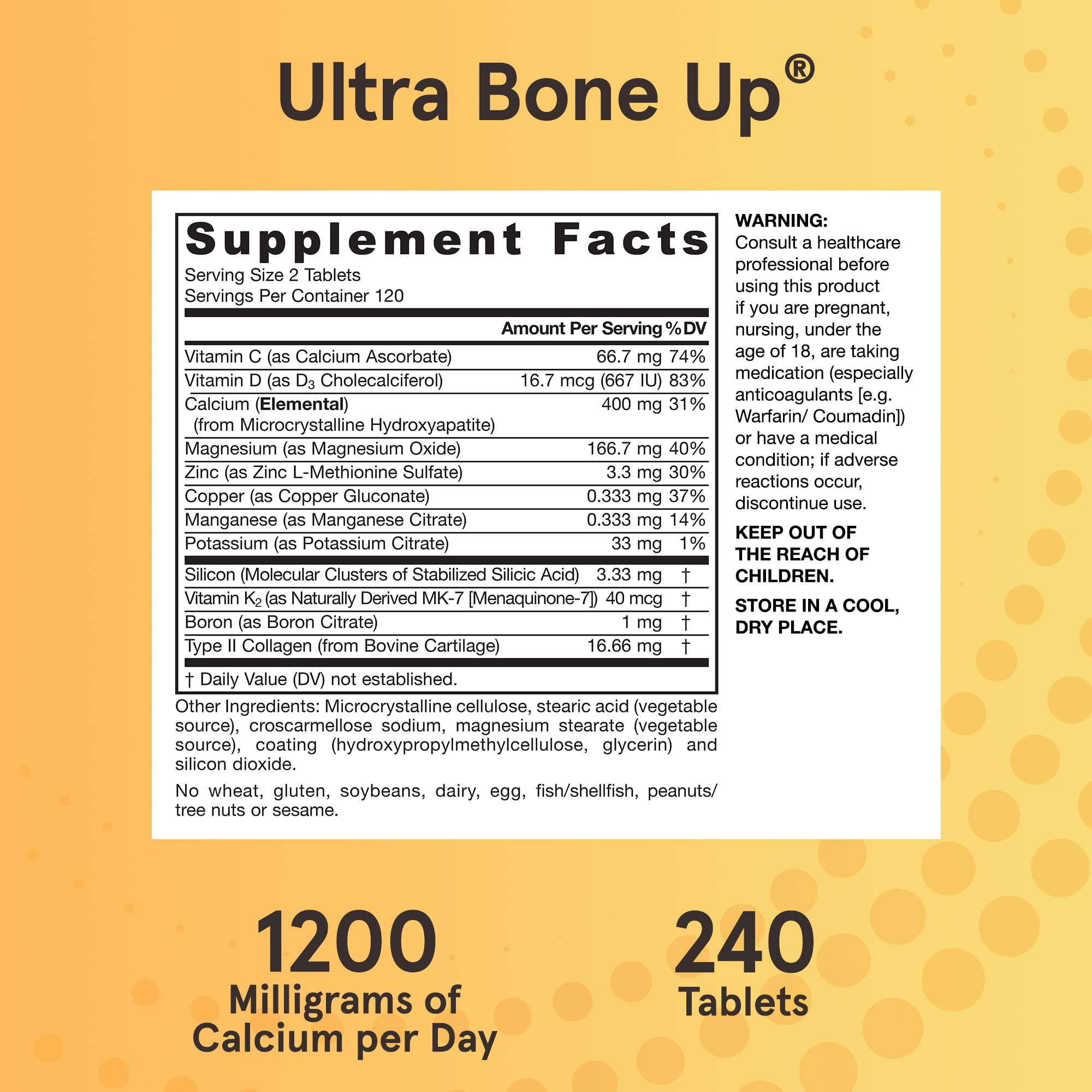 Jarrow Formulas® Ultra BoneUp®, Includes MK-7 and Silicon for Added Bone Support, 240 Bone Health Tablets Jarrow Formulas buy supplements canada