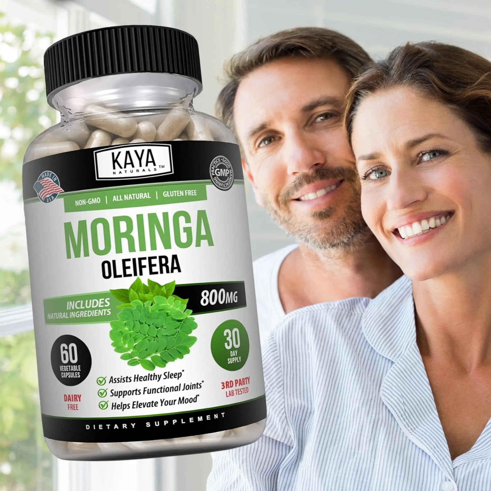 Kaya Naturals Moringa Leaf Extract - Complete Greens Superfood Supplement - Pure Miracle Tree Moringa - Boost Energy Naturally Kaya Naturals buy supplements canada