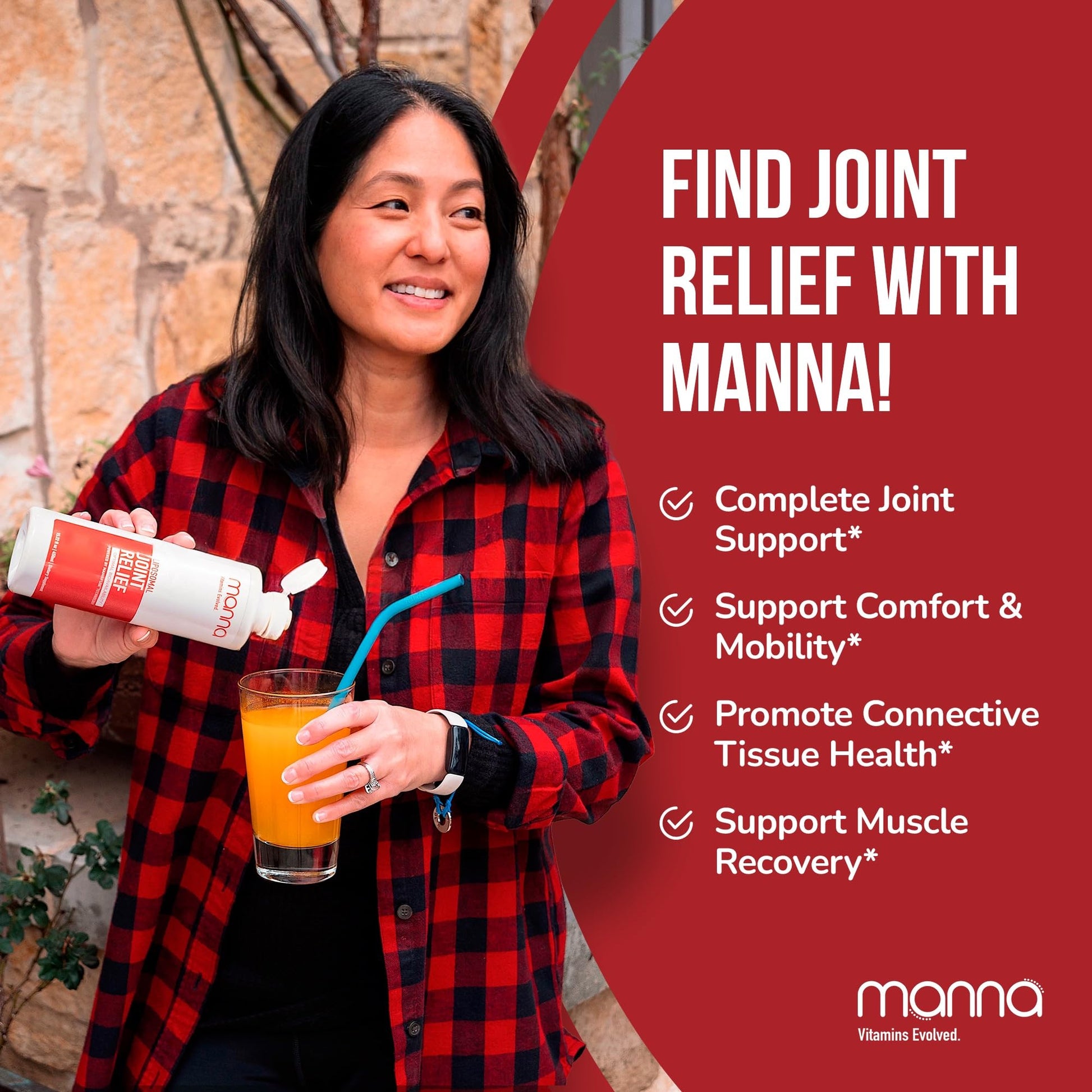 Manna Vitamins Evolved Liposomal Joint Relief Supplement for Women, Men Includes Curcumin, Glucosamine, Chondroitin, Quercetin for Joint Health, Swelling, Aches, Increase Range of Motion, Mobility Manna Vitamins Evolved buy supplements canada