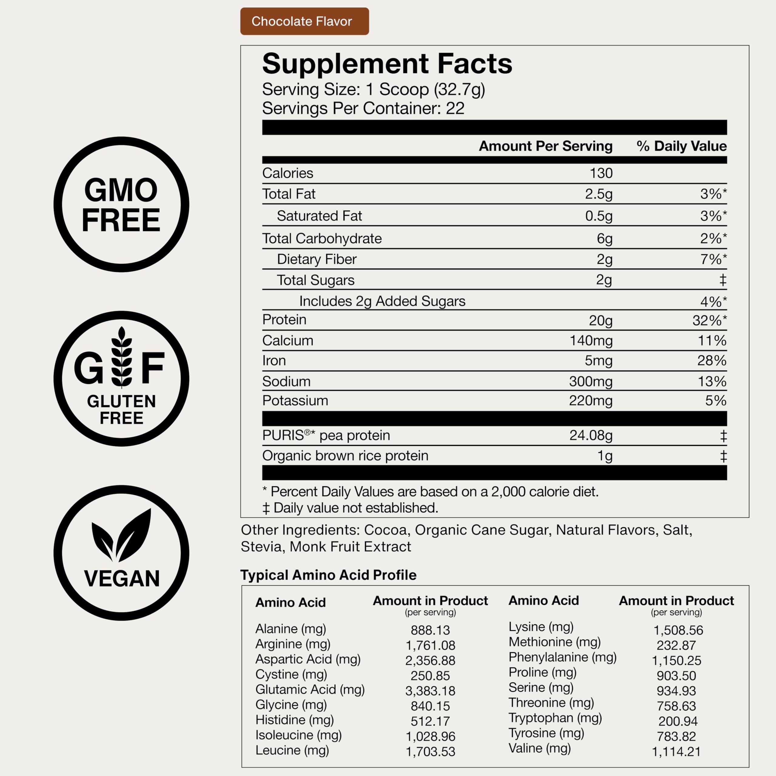 Momentous Vegan Protein Powder - 20 g Plant-Based Protein - NSF Certified for Sport - Gluten-Free - Non-GMO - 22 Servings for Essential Everyday Use - Chocolate Momentous buy supplements canada