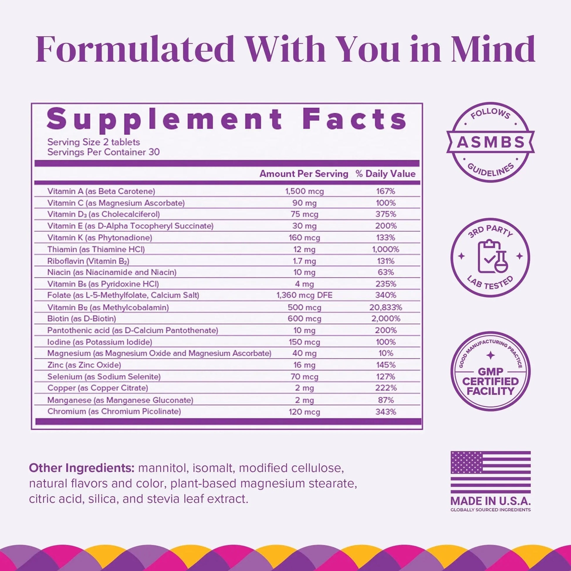 BariMelts Multivitamin, 60 Fast-Dissolving Tablets (1-Month Supply), Sugar-Free Bariatric Multivitamin for Women, Natural Fruit Flavor BariMelts buy supplements canada