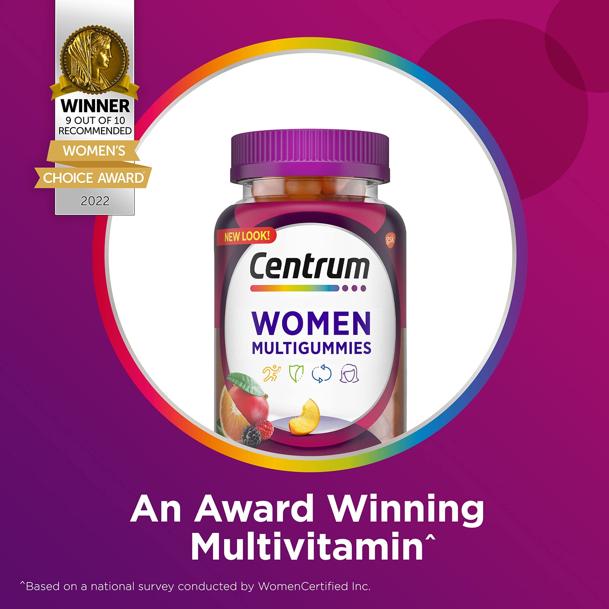 Centrum MultiGummies Gummy Multivitamin for Women, Multivitamin/Multimineral Supplement with Vitamin D3, B and Antioxidants Centrum buy supplements canada