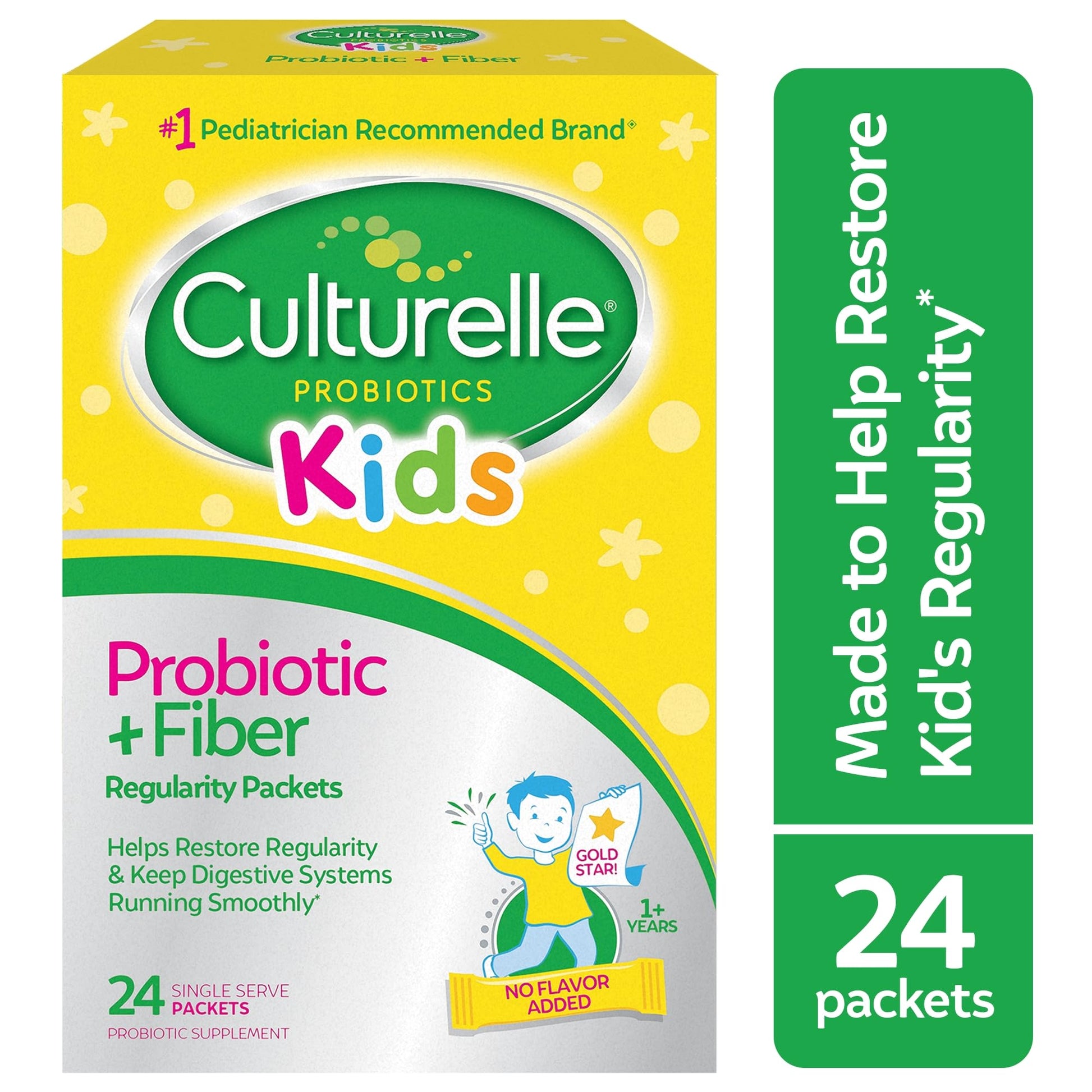 Culturelle Kids Probiotic + Fiber Packets (Ages 3+) - 24 Count - Digestive Health & Immune Culturelle buy supplements canada