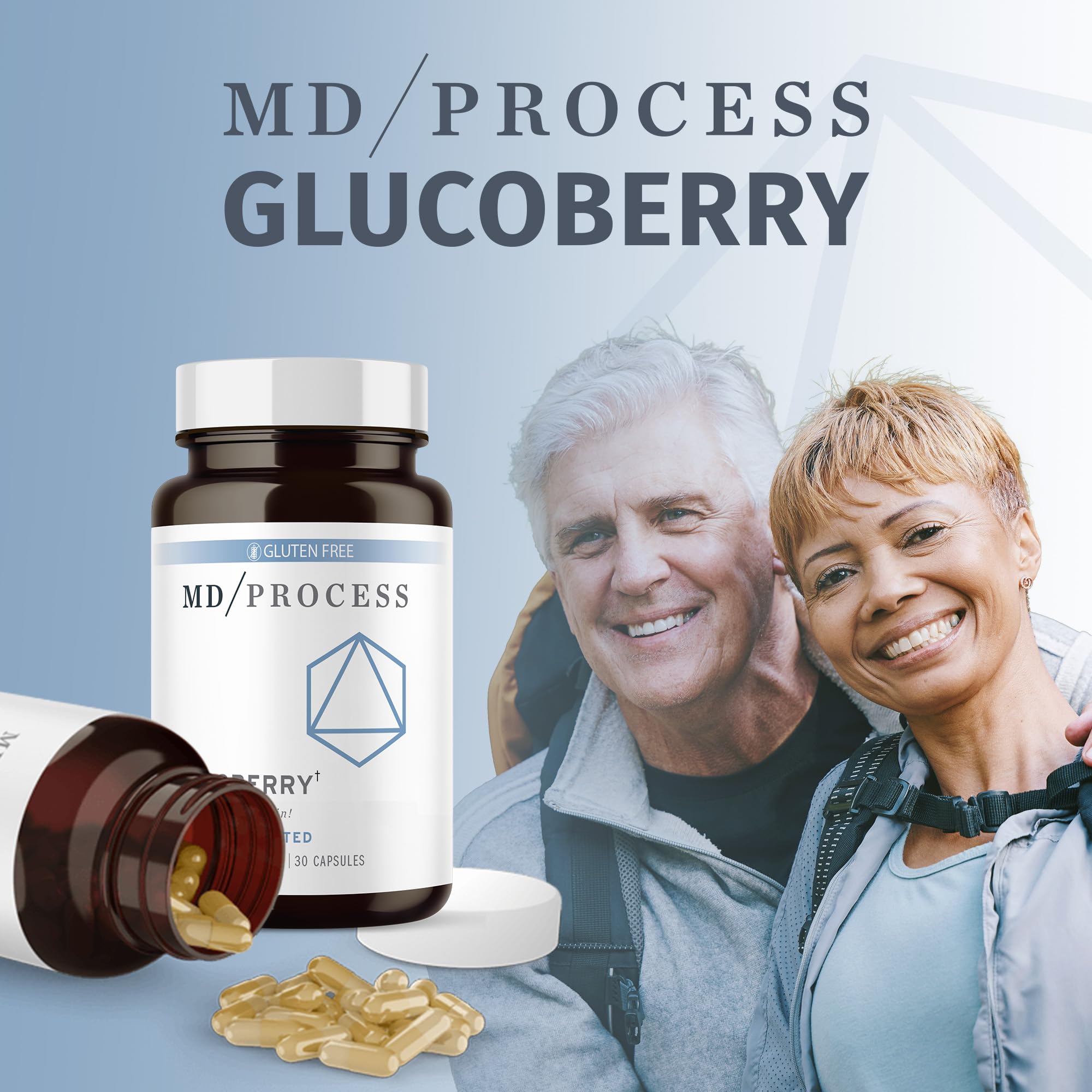 MD Process GlucoBerry Maqui Berry Extract with Chromium Picolinate for Blood Health Support - with Biotin and Gymnema Sylvestre - Doctor Formulated - 30 Capsules MD Process buy supplements canada