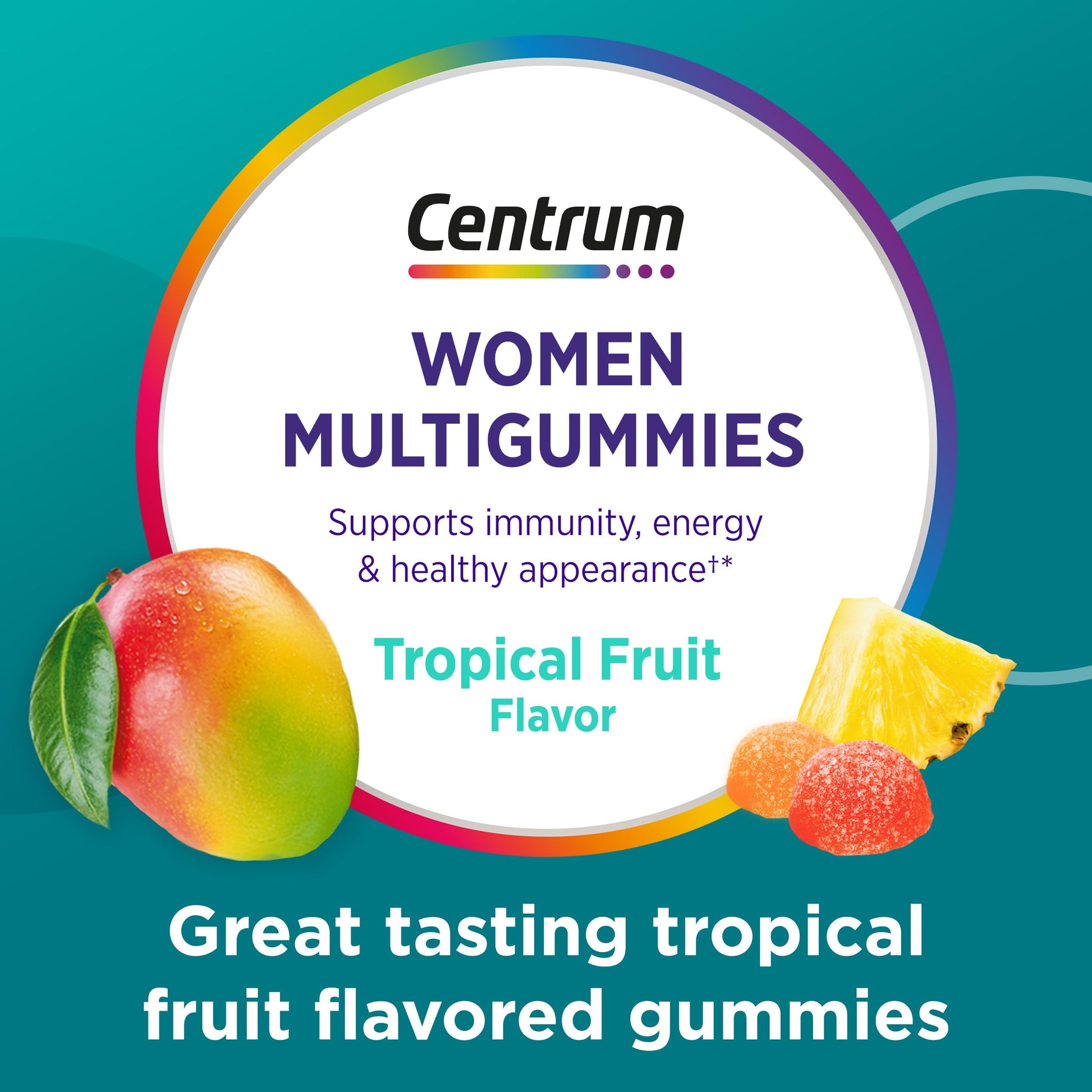 Centrum Women’s Multivitamin Gummies, Immune, Energy, Healthy Appearance Support, 100 Count, 50 Day Supply Centrum buy supplements canada