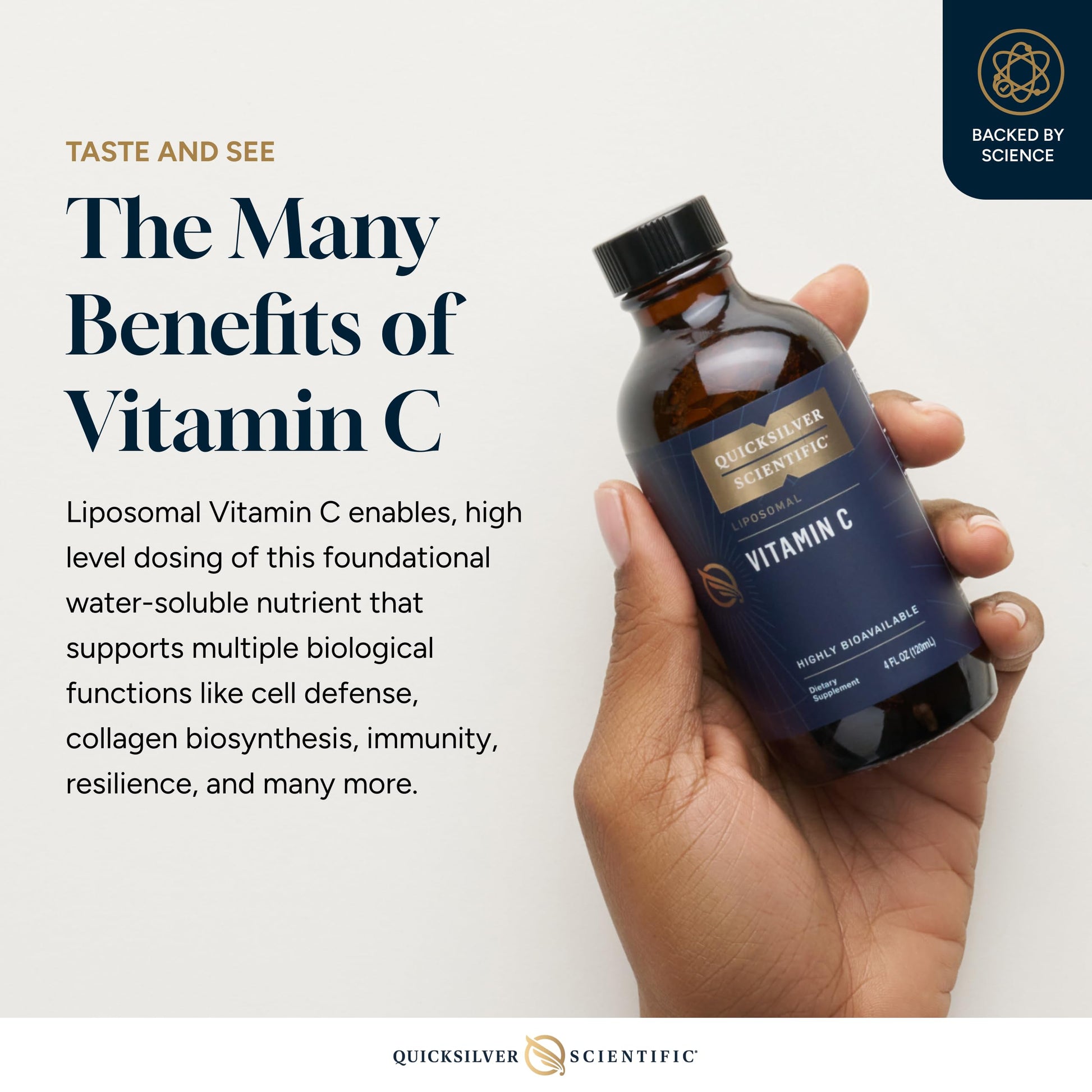 Quicksilver Scientific Liposomal Vitamin C - 1000mg Buffered Liquid Vitamin C Supplement - Immune + Antioxidant Support - Liposomes for Superior Absorption - Vegan + Non-GMO (4oz / 120ml) Quicksilver Scientific buy supplements canada
