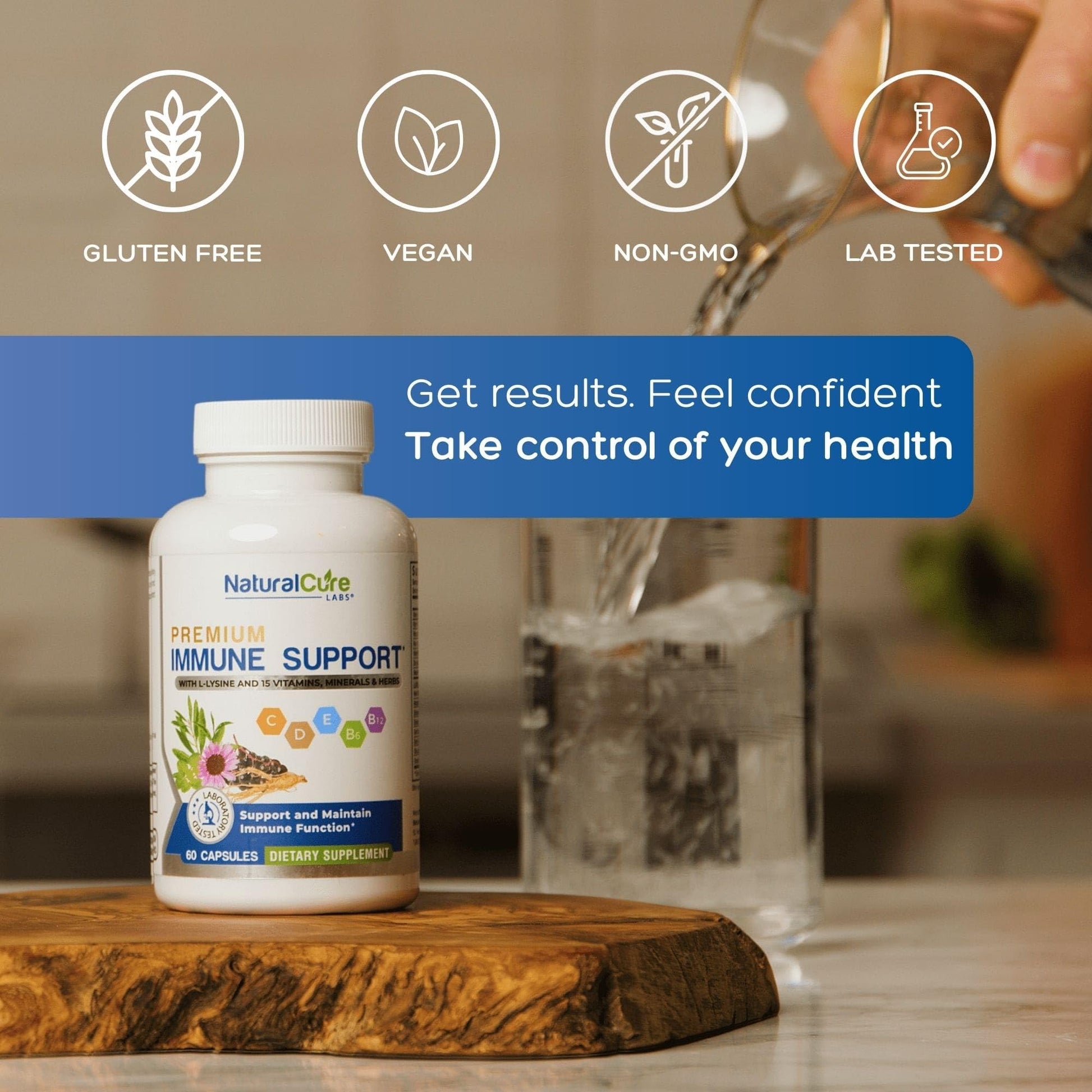 Natural Cure Labs Premium Immune Support Natural Cure Labs buy supplements canada