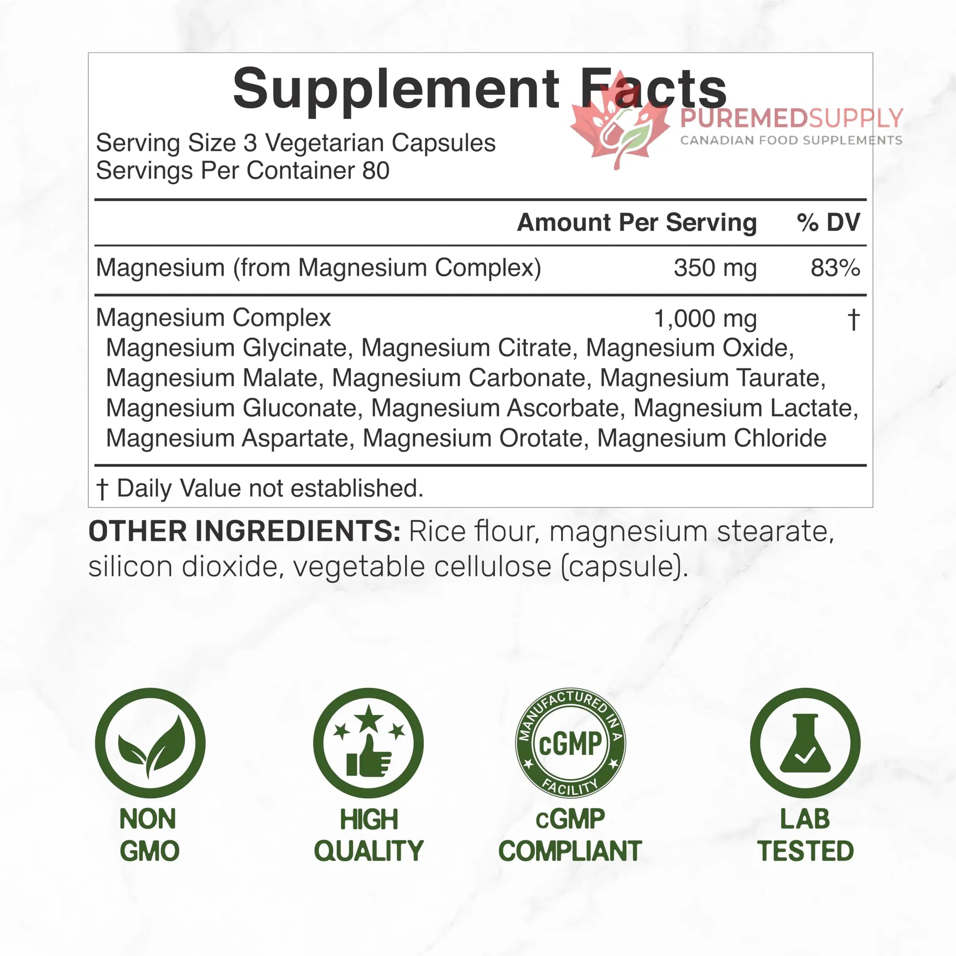 12‑in‑1 Magnesium Complex for Women 1,000 mg, 240 Vegetarian Capsules | Magnesium Glycinate, Citrate, Malate, Taurate, Orotate, Oxide & More | Chelated & Purified for Better Absorption DEAL SUPPLEMENT buy supplements canada