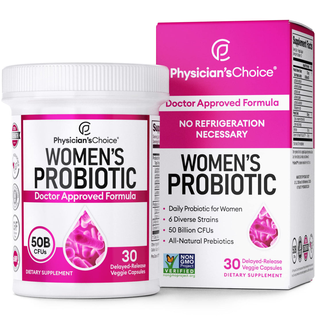 Physician's CHOICE Feminine Power Duo Bundle - Vaginal Probiotic + Womens Probiotic Physician's CHOICE buy supplements canada