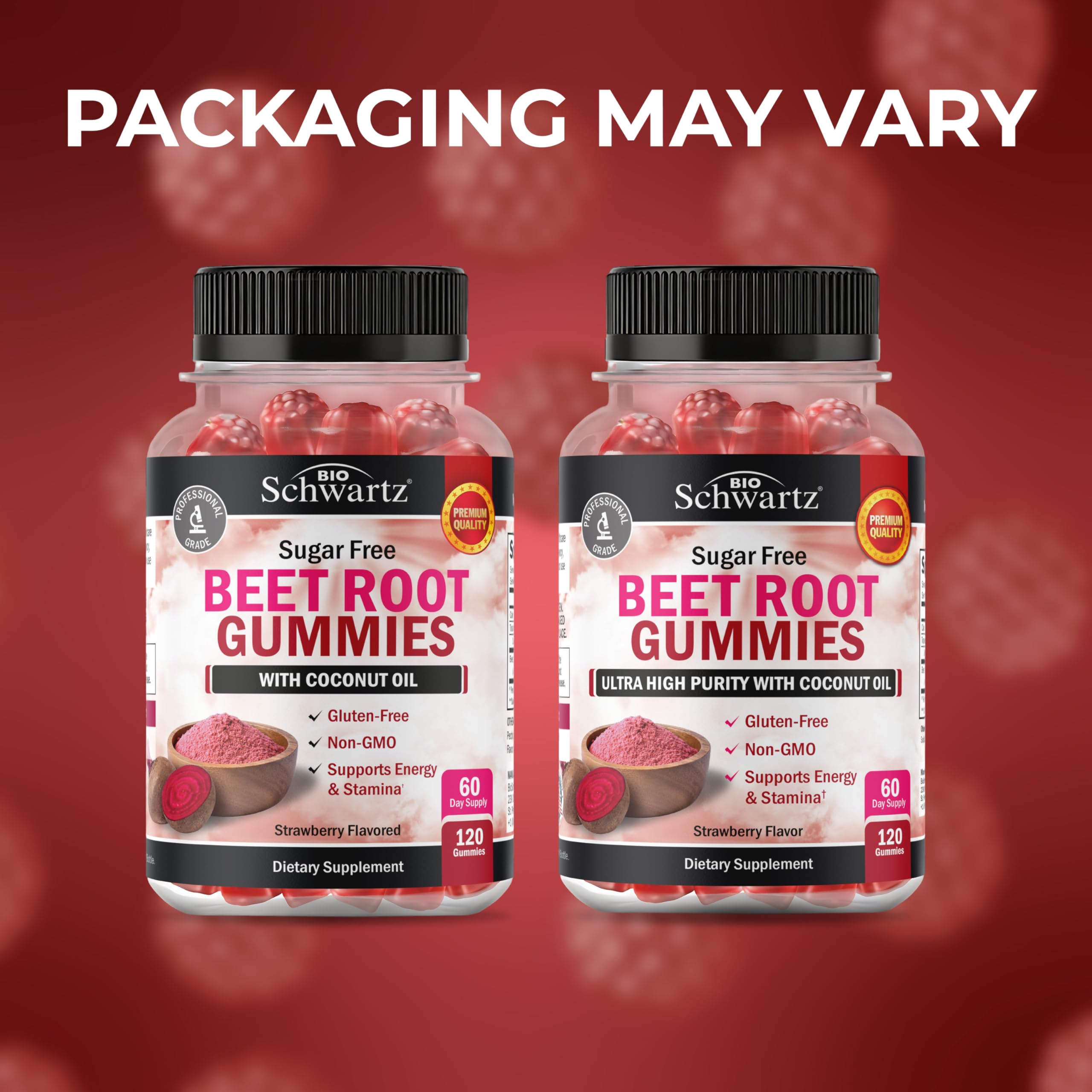 Sugar Free Beet Root Gummies - Nitric Oxide Gummies Infused with Coconut Oil for Highest Absorption - Supports Energy & Whole Body Health BioSchwartz buy supplements canada