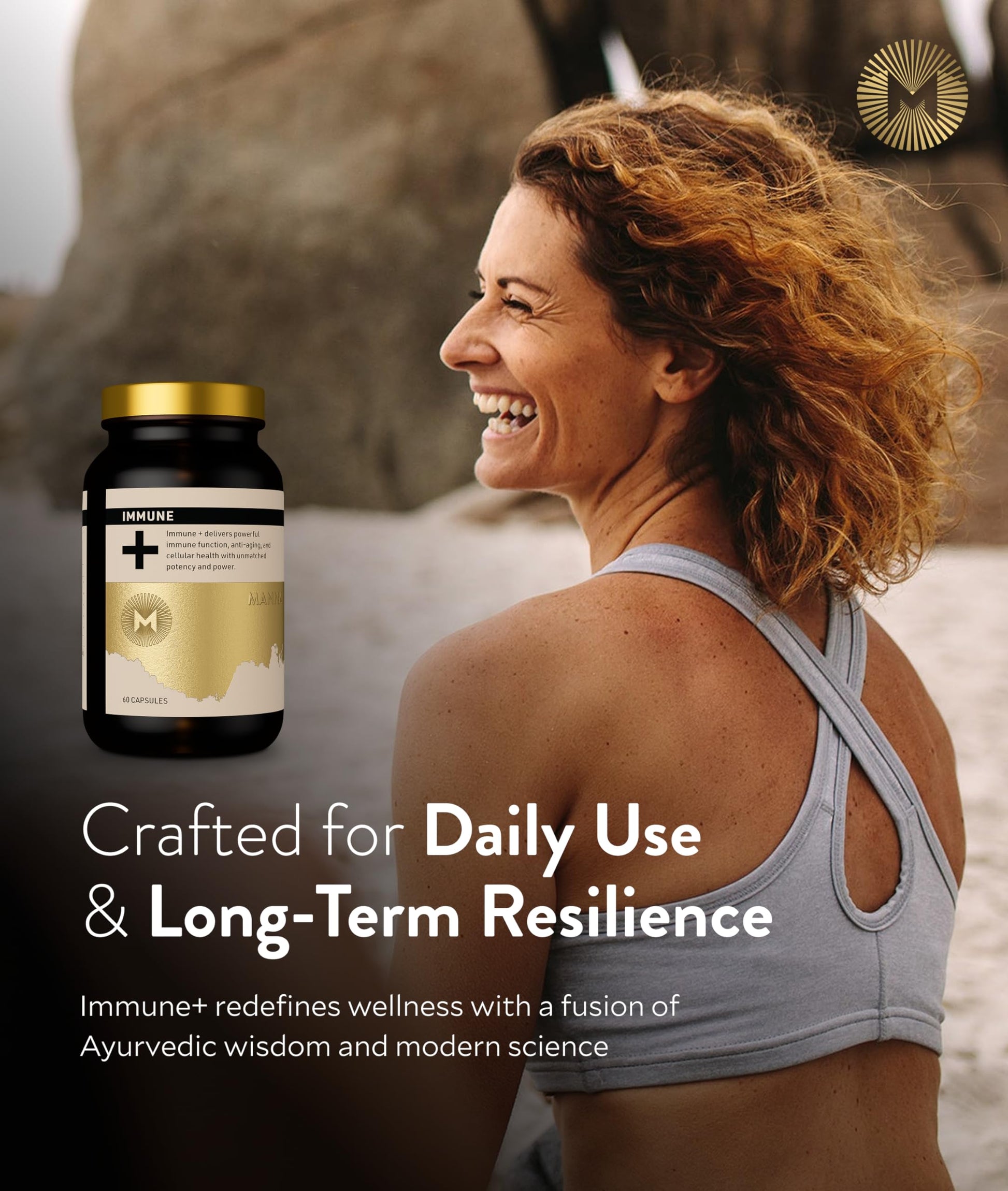 Manna Immune+ Capsules | 500mg Amla Extract & 500mg Rosehip Extract | Vitamin C Supplement for Immune Boost, Antioxidants, Heart Health, Digestion & Immune System Support | For Daily Use | 60 Count M Manna buy supplements canada