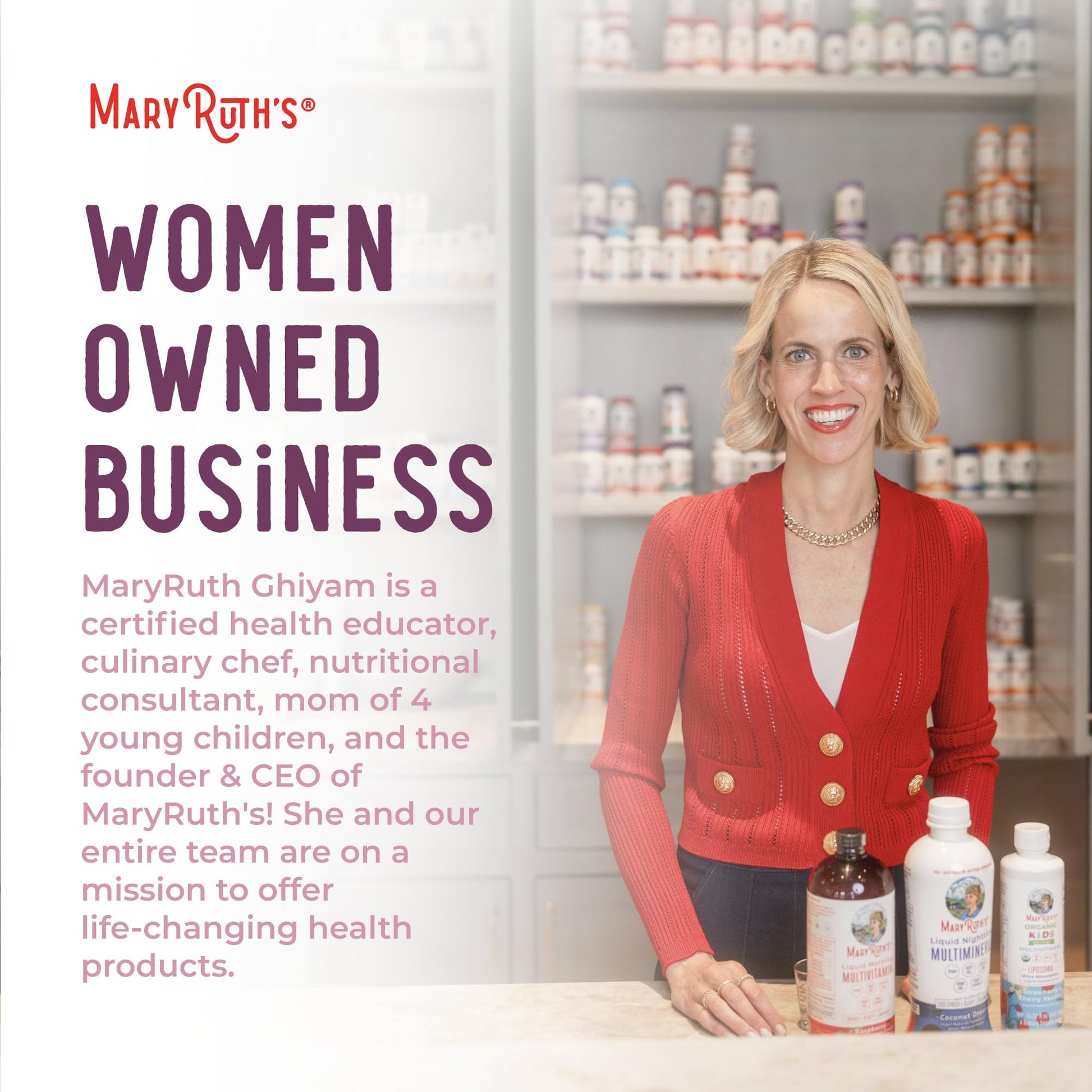 MaryRuth Organics USDA Organic Women's Wellness Liquid Herbal Supplements | Includes Stinging Nettle, Raspberry Leaf, Eleuthero Root, Chaste Tree Berry | Menstrual Support | Non-GMO, Vegan MARYRUTH'S buy supplements canada