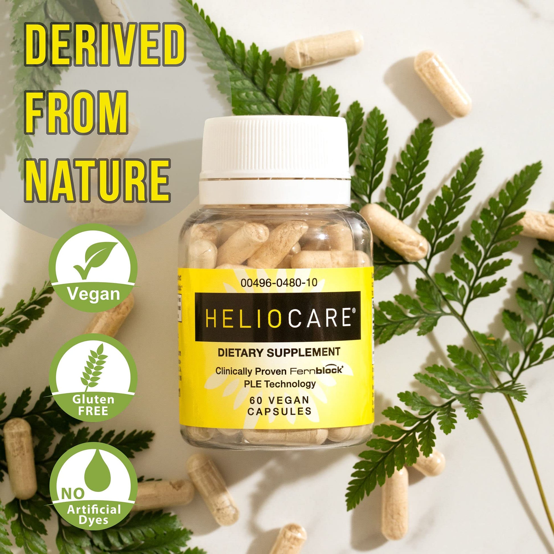 Heliocare Skin Care Dietary Supplement: 240mg Polypodium Leucotomos Extract Pills - Antioxidant Rich Formula with Fernblock Heliocare buy supplements canada