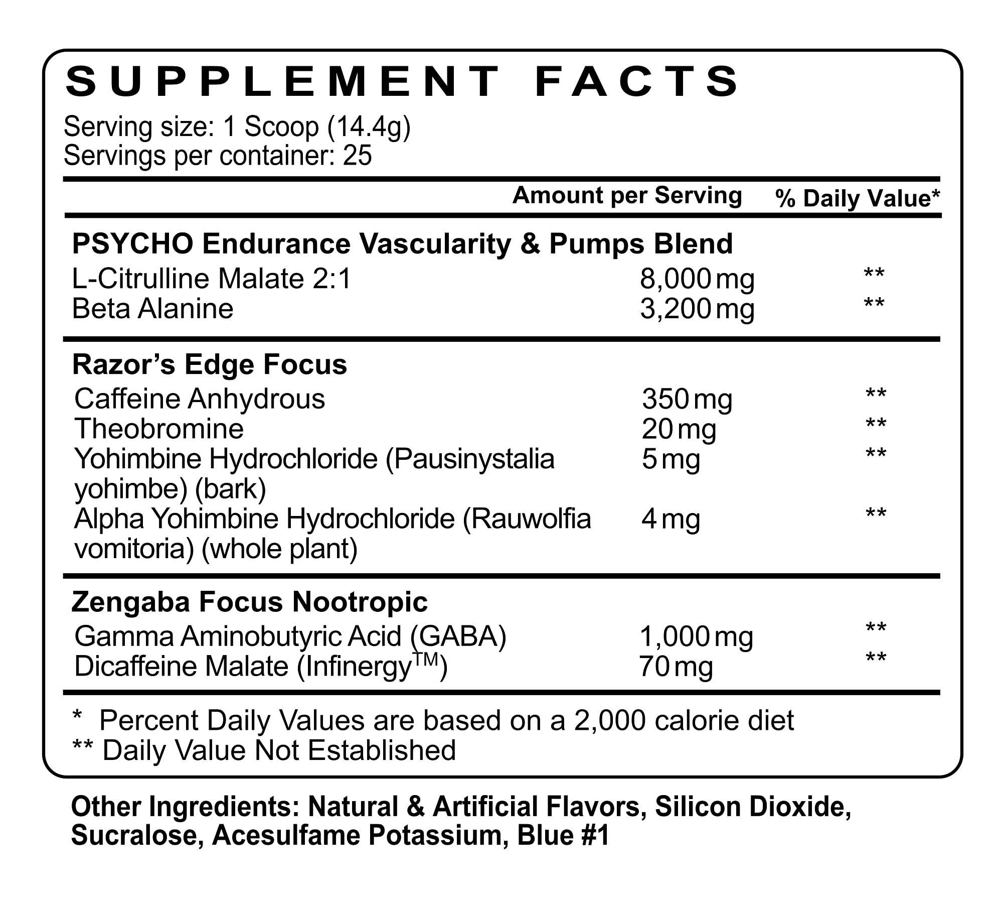 Psycho Pharma New Perfect Powders with Zengaba Energy Feel Good Focus #1 Strongest Psycho Pharma buy supplements canada