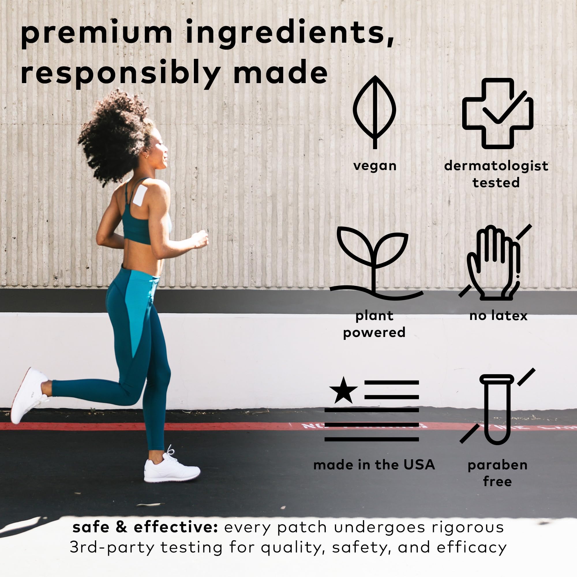 The Good Patch Muscle Pain Relief Patches, Natural Patch with Menthol, Lavender, Arnica and Aloe Vera, Sustained Release, Plant Powered Wearable Wellness, For Back, Neck, Arms, Legs (16 Total Patches) The Good Patch buy supplements canada