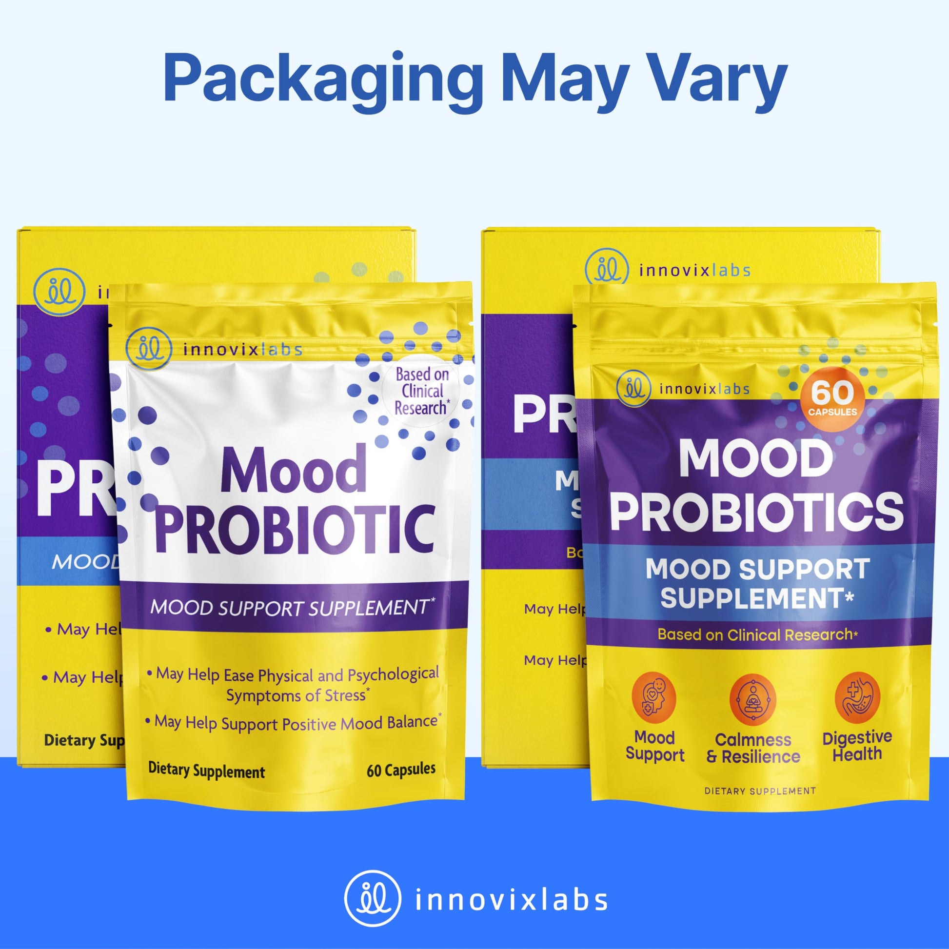 InnovixLabs Mood Probiotic for Women & Men, Clinically Studied Digestive & Mood Support Supplement, Lactobacillus helveticus Rosell-52ND & Bifidobacterium longum Rosell-175, 60 Capsules InnovixLabs buy supplements canada