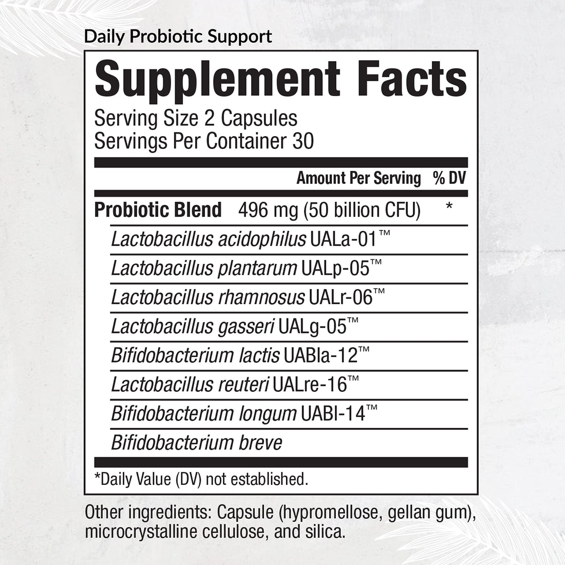 Equilife Daily Probiotic Support, 50 Billion CFU, 8 Probiotic Strains, Digestive and Gut Health Supplement for Men and Women, Gluten Free, Soy and Dairy Free Equilife buy supplements canada